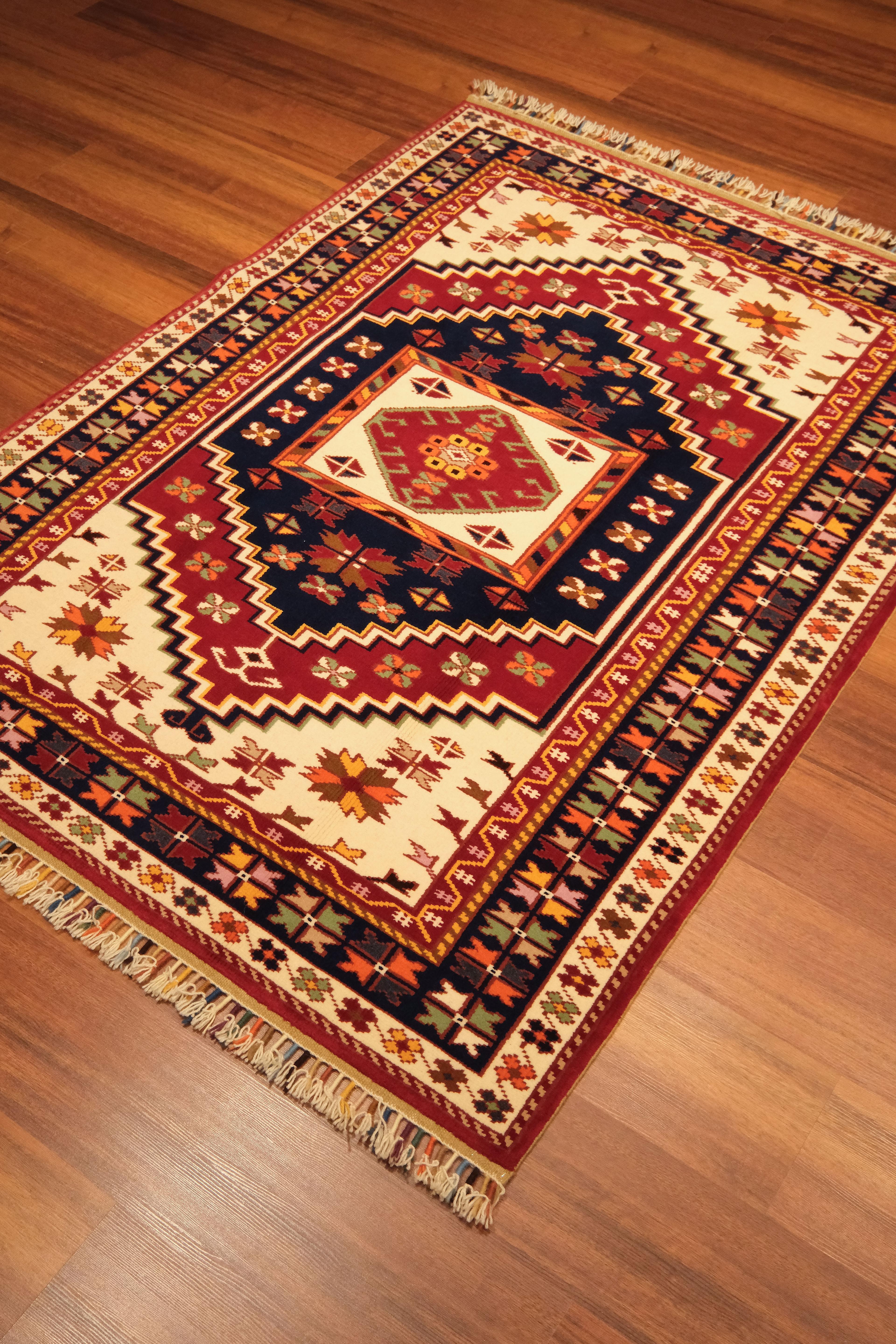 Öğretmenler Carpet Hand Woven Plain Yuntdağ 4960