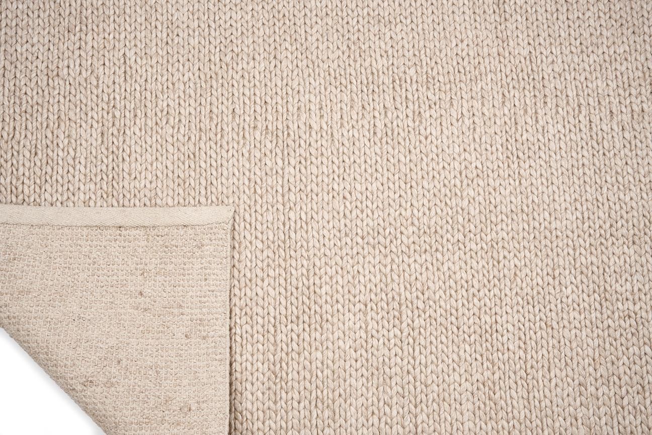 Teachers Carpet Hand Woven Jade BasketWeave Beige ÖÇJD953