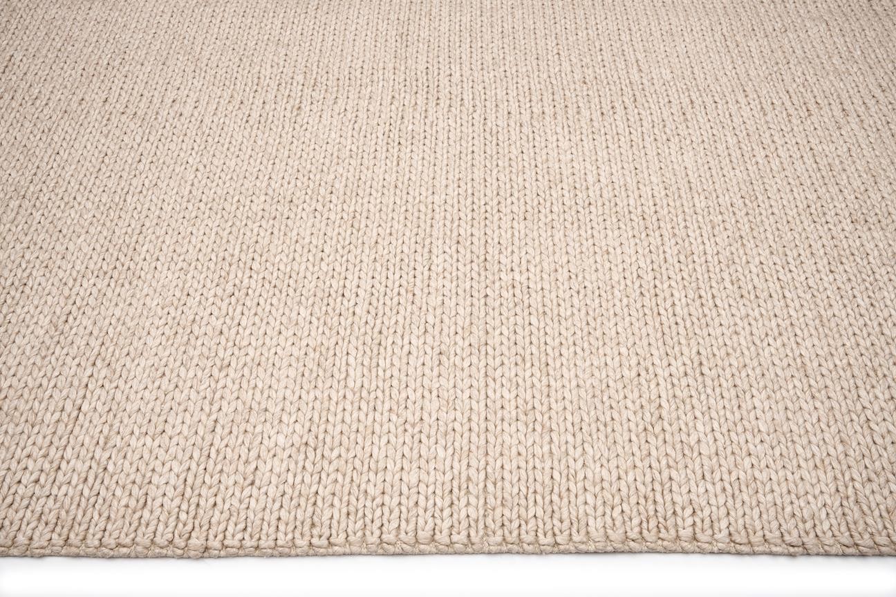 Teachers Carpet Hand Woven Jade BasketWeave Beige ÖÇJD953