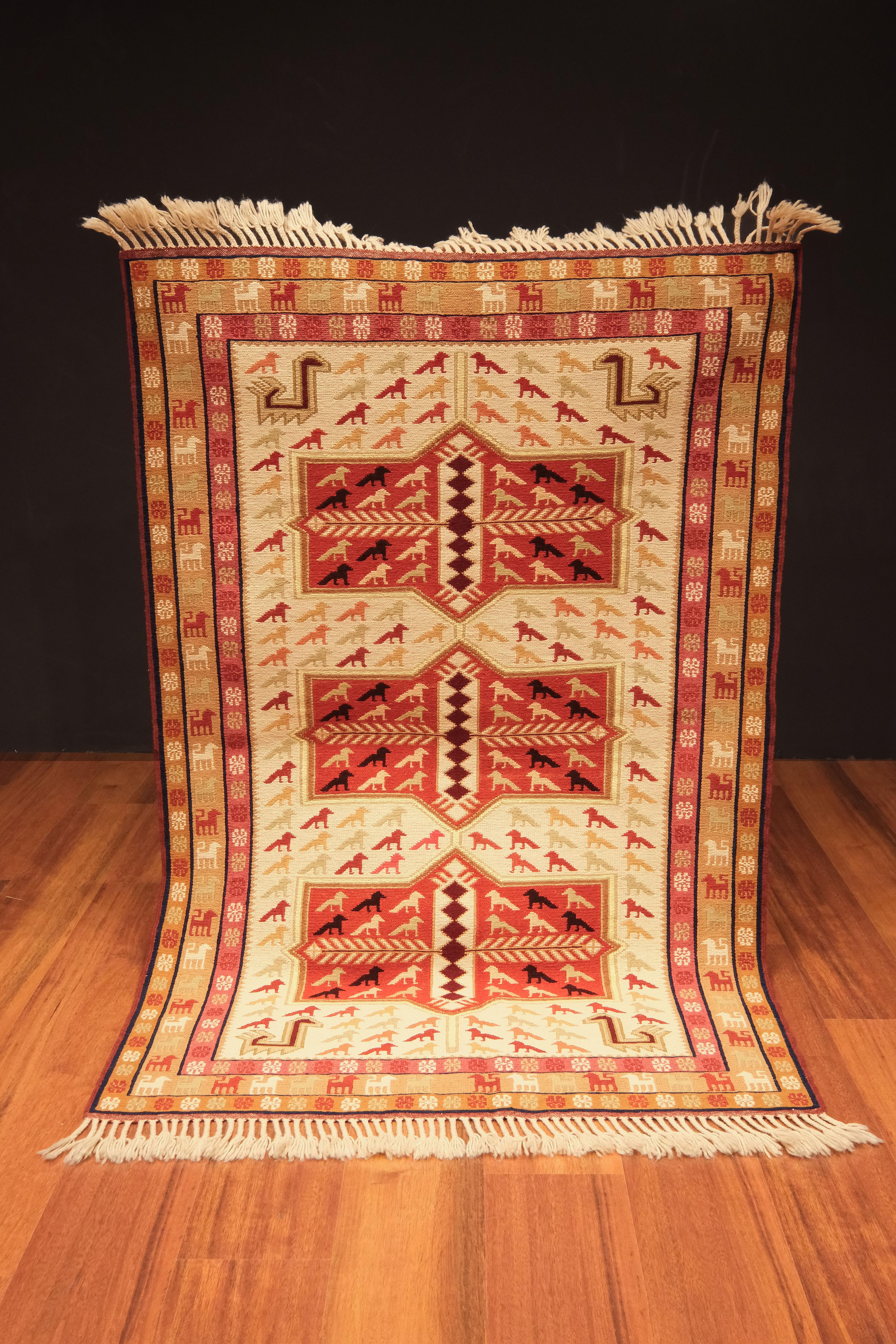 Öğretmenler Carpet Hand Woven Sumak Rug 1403