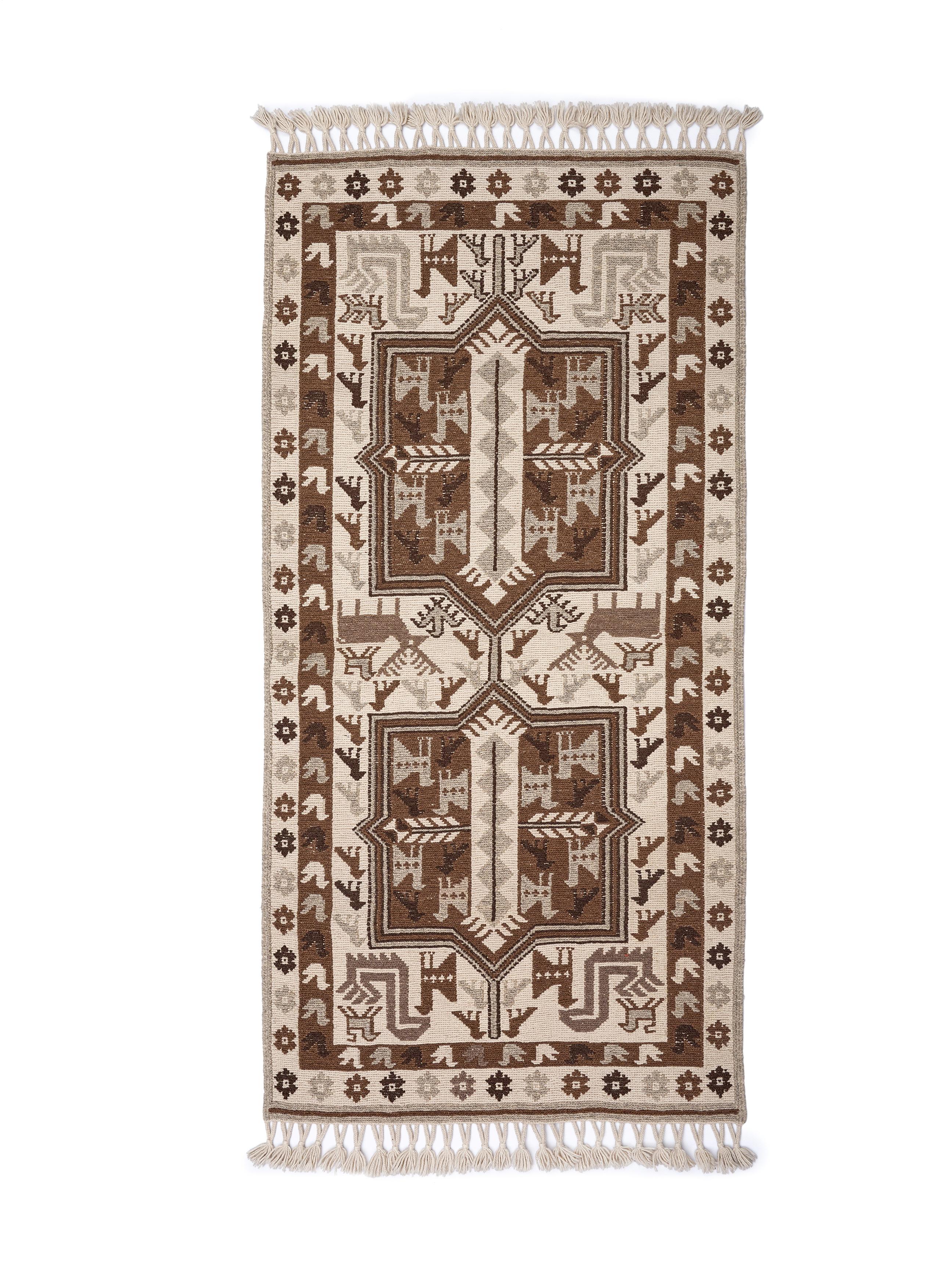 Öğretmenler Halı El Dokuma Çeyrek Sumak Kilim ÖDÇS067