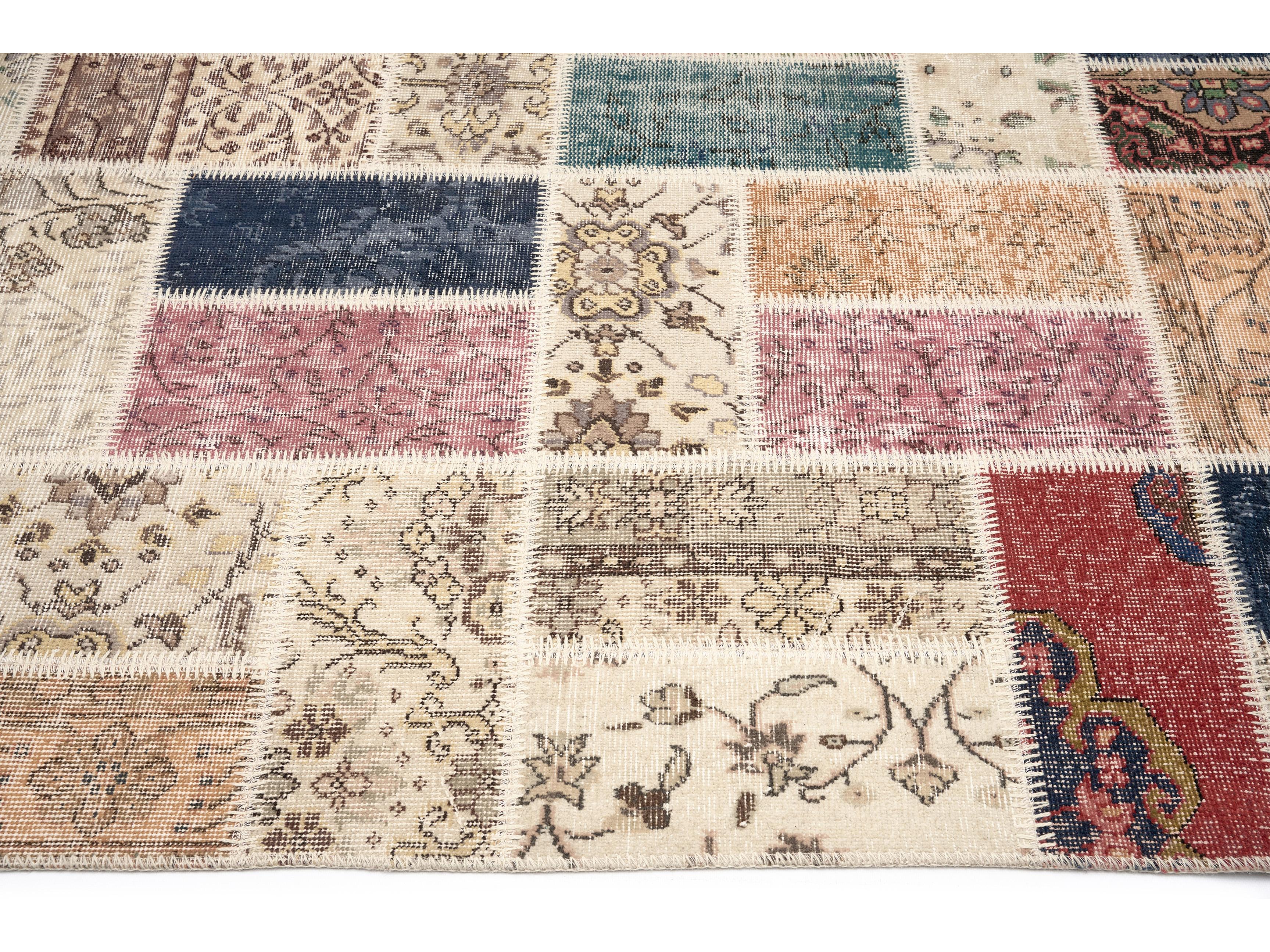 Öğretmenler Halı El Dokuma Pera Patchwork ÖDPP507