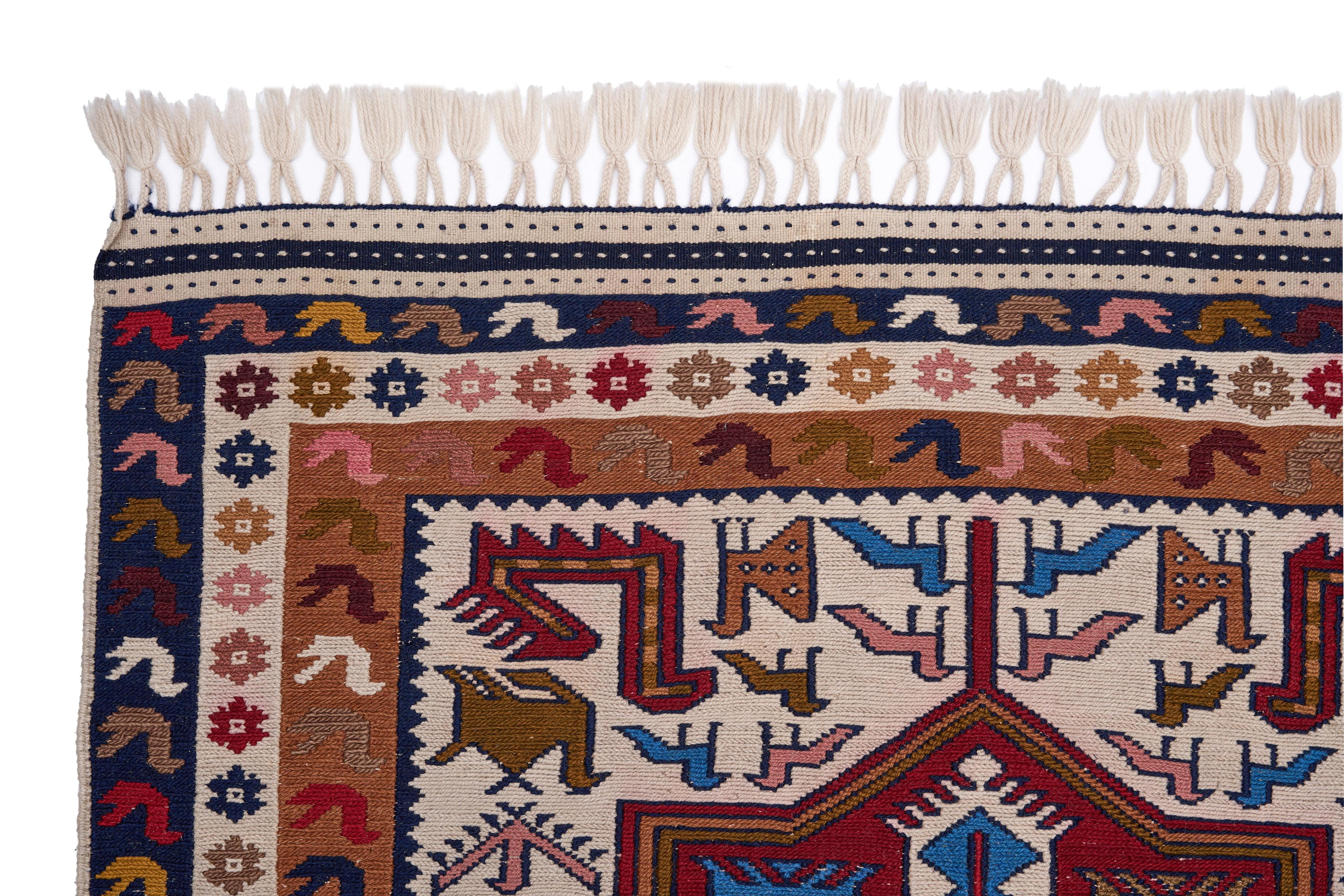 Öğretmenler Halı El Dokuma Sumak Kilim