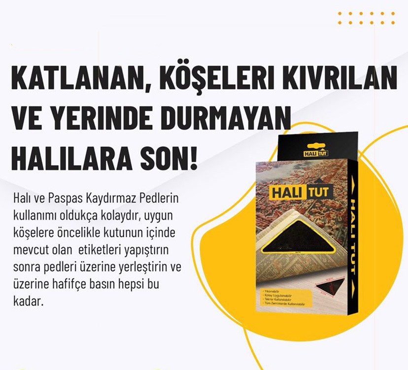 Kaydırmaz Halı Tutucu Kilim Paspas Zemin Sabitleyici