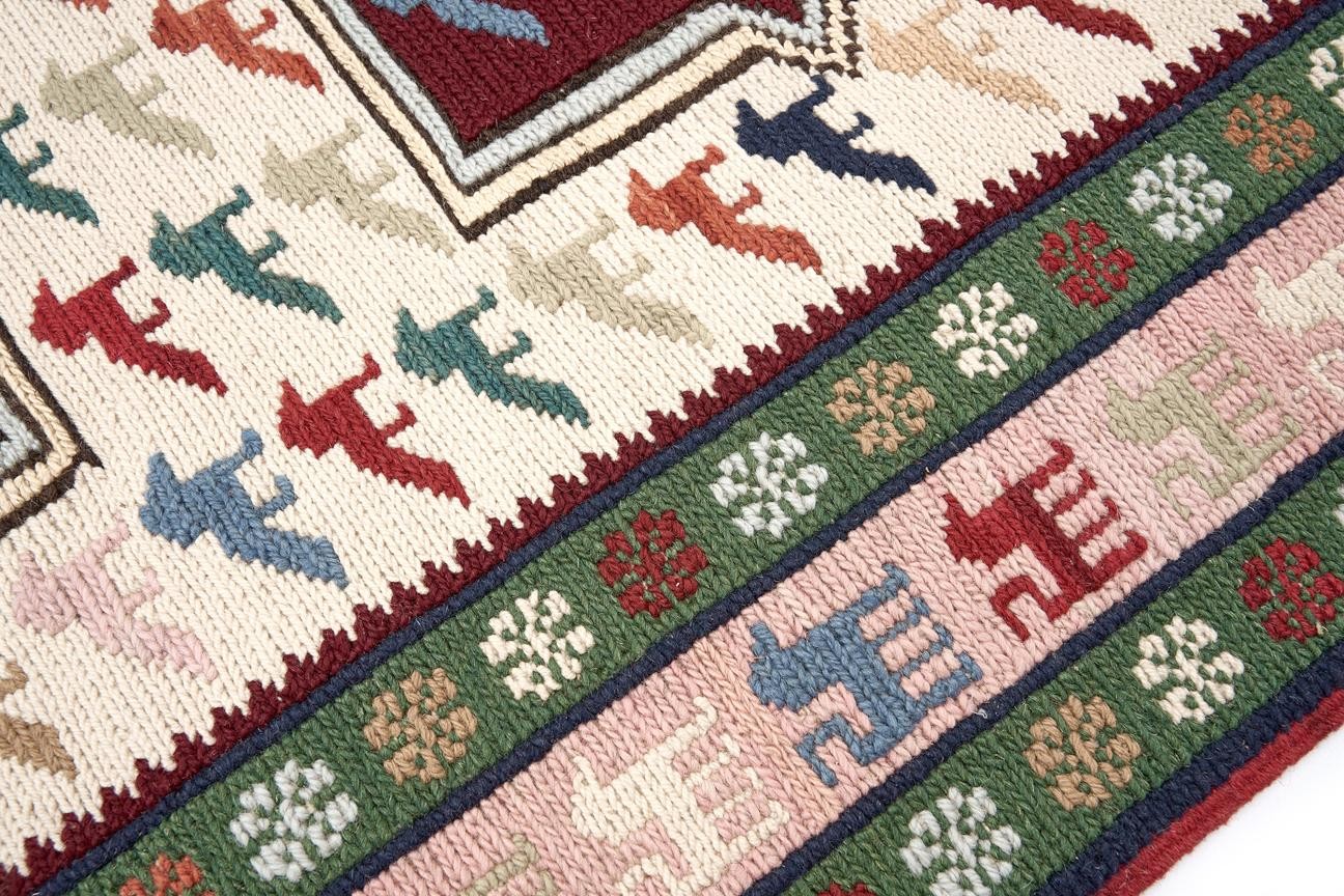 Teachers Carpet Hand Woven Deep Sumac Rug SDS625