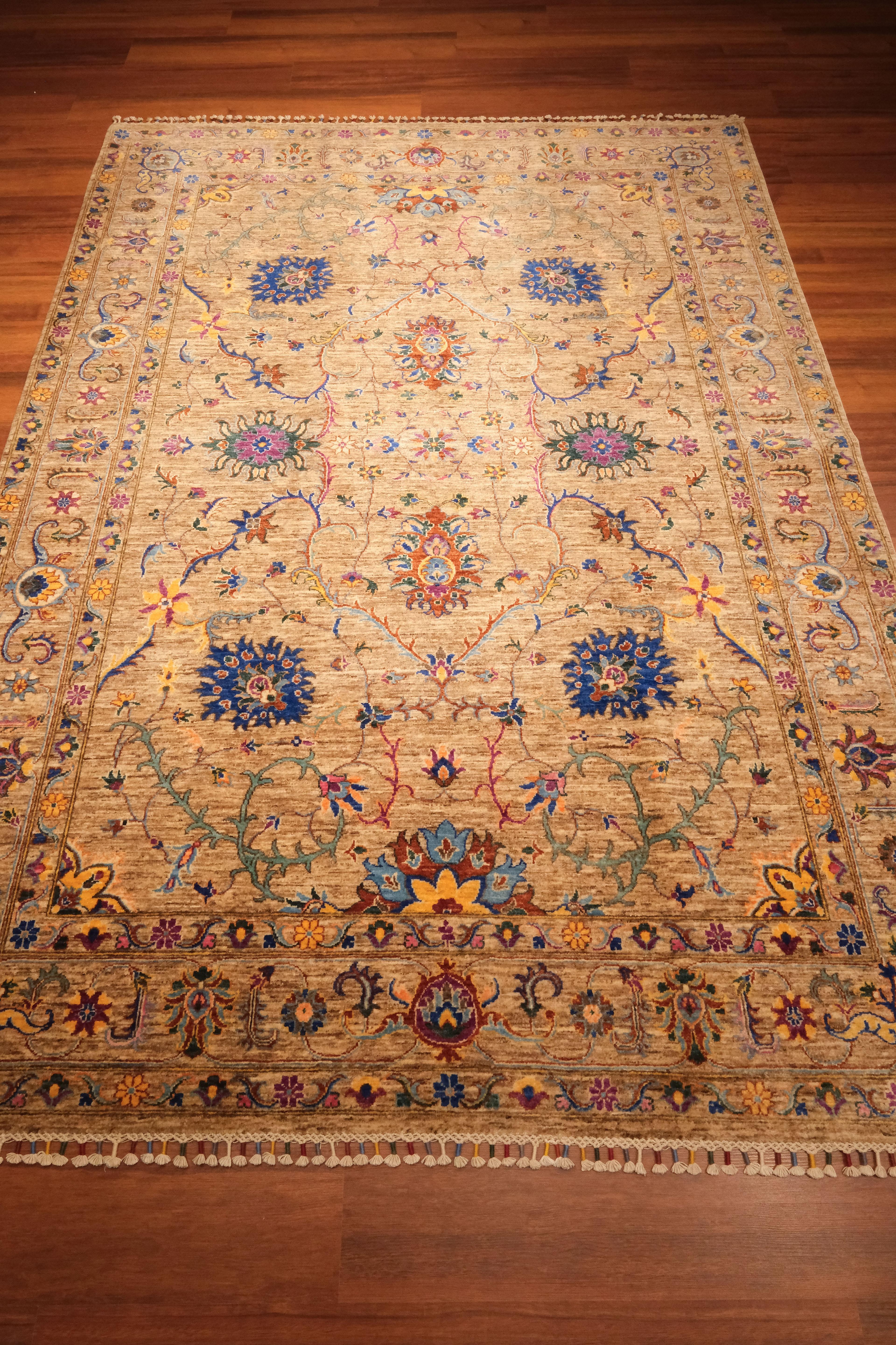 Öğretmenler Carpet Hand Woven Sultani Rug 211x289