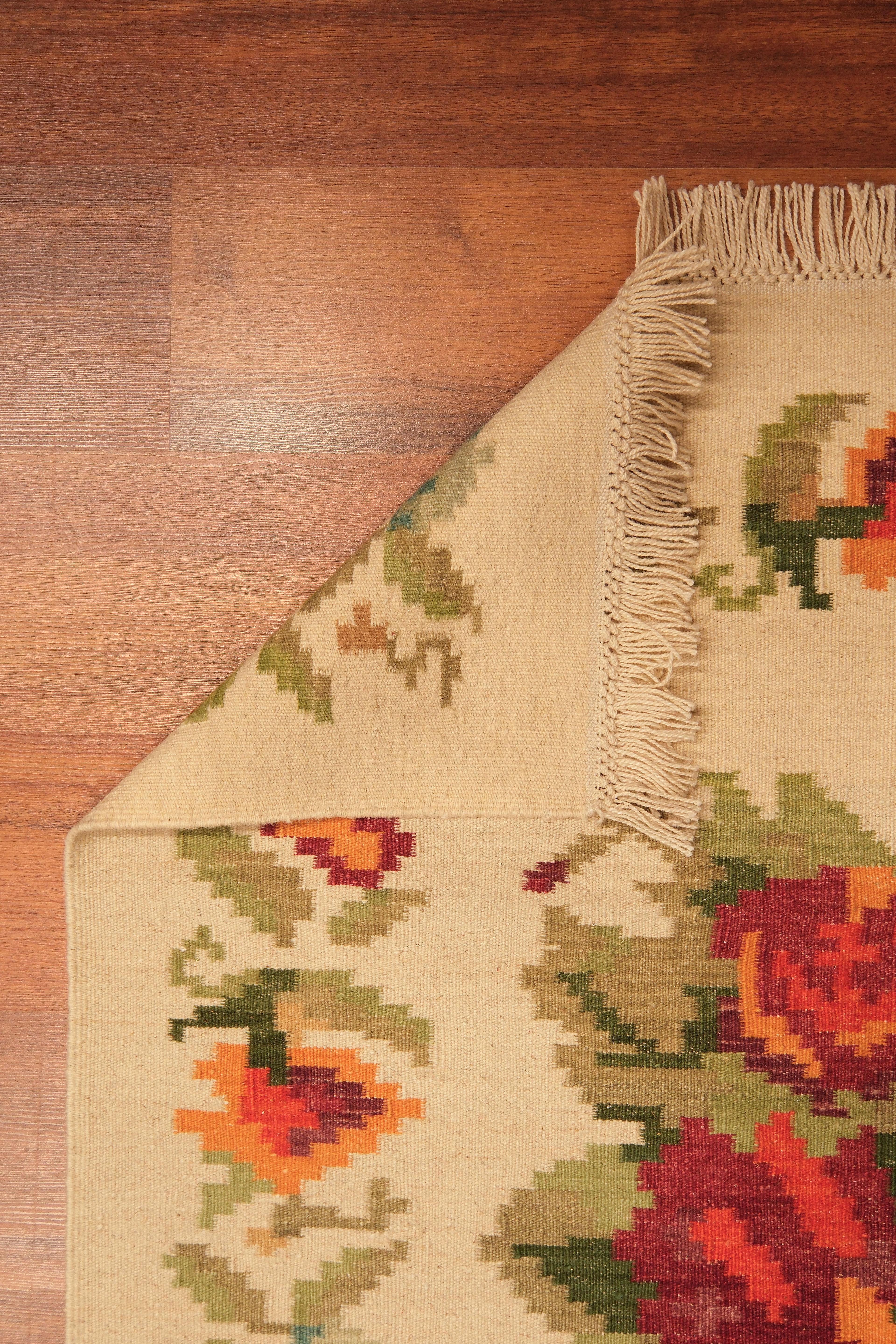 Öğretmenler Carpet Hand Woven Karabakh Rug Kilim 8330