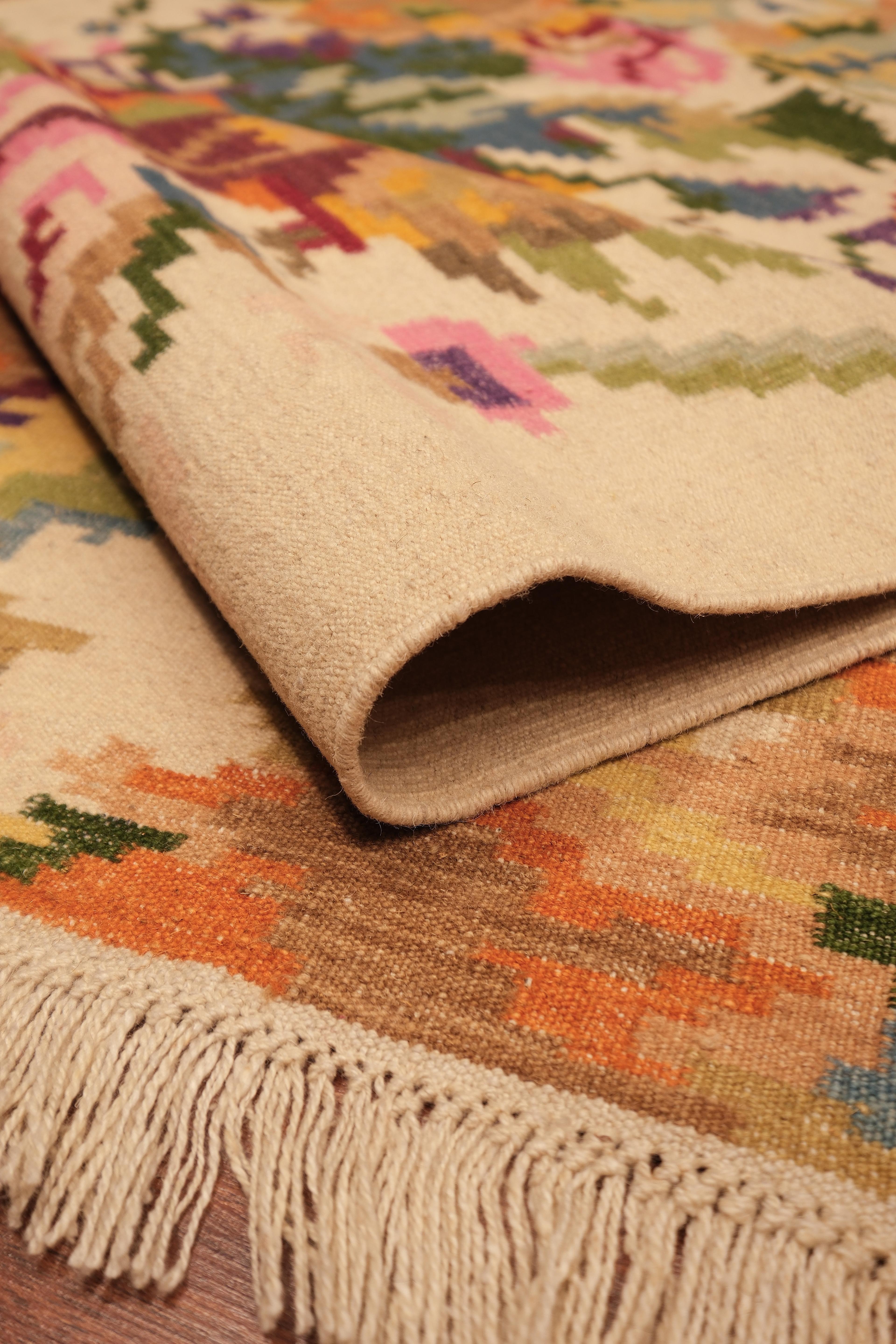 Öğretmenler Halı El Dokuma Karabağ Kilim 8278