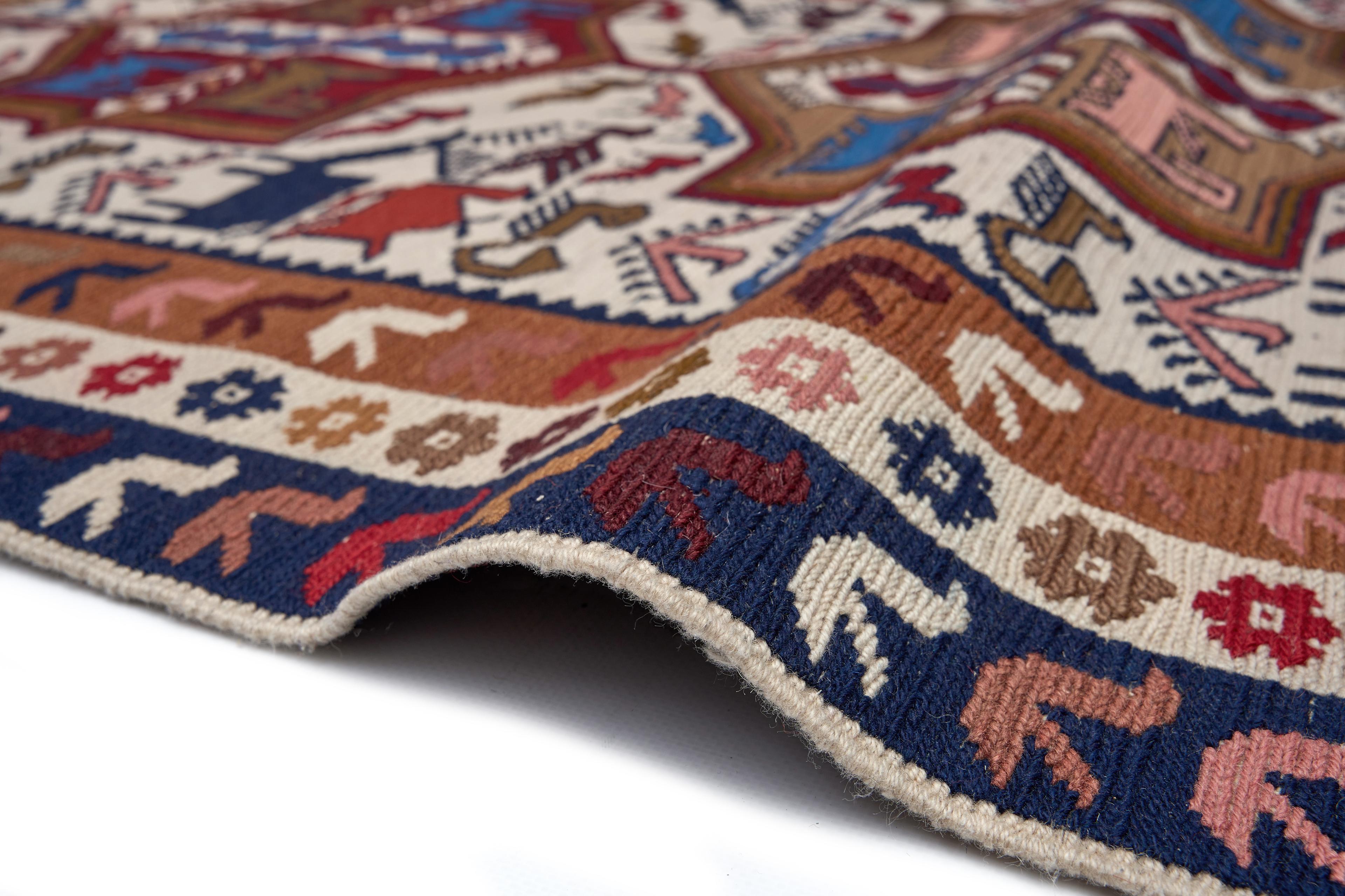 Öğretmenler Halı El Dokuma Sumak Kilim