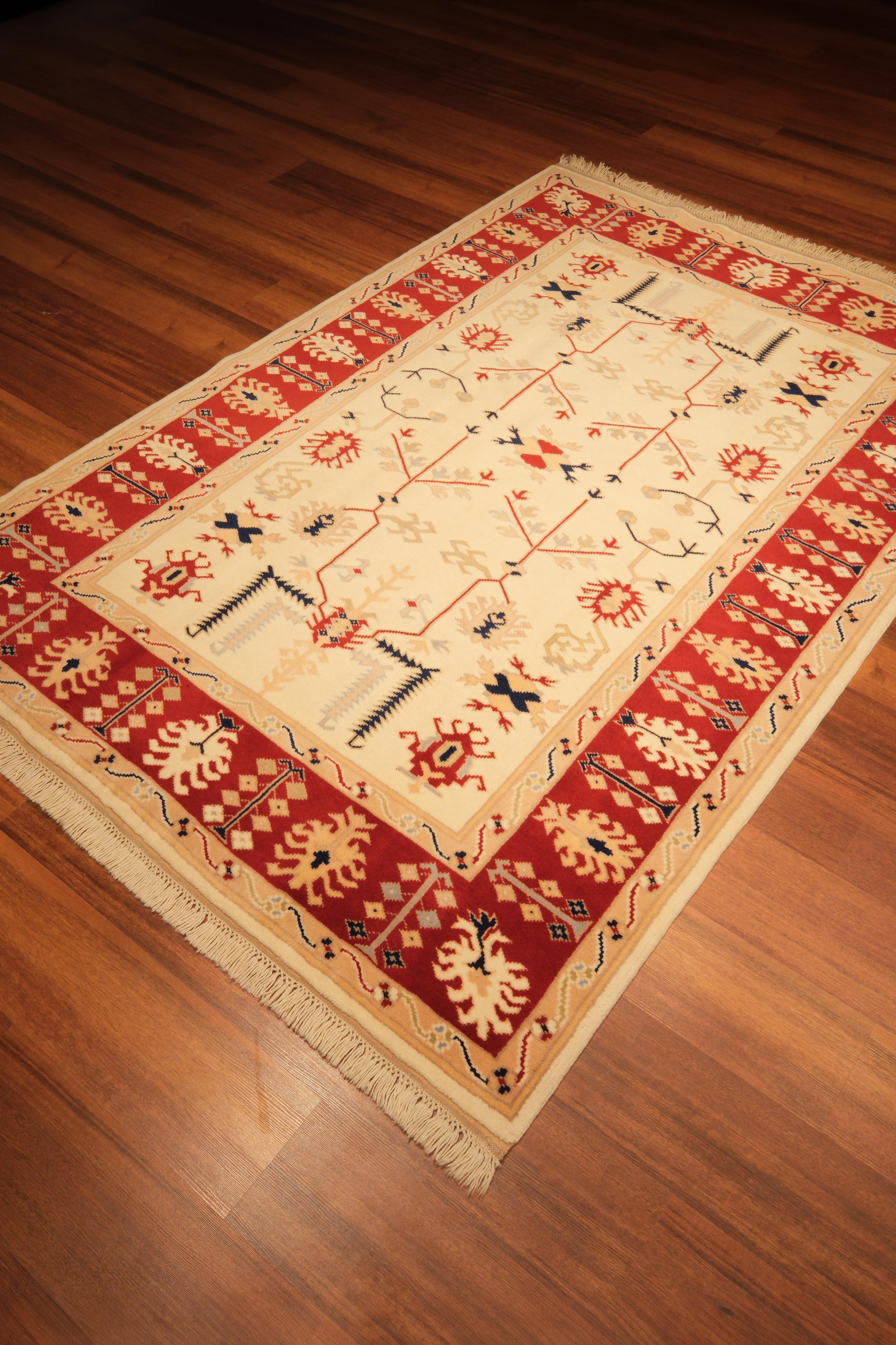 Öğretmenler Carpet Hand Woven Milas Carpet 6402-2