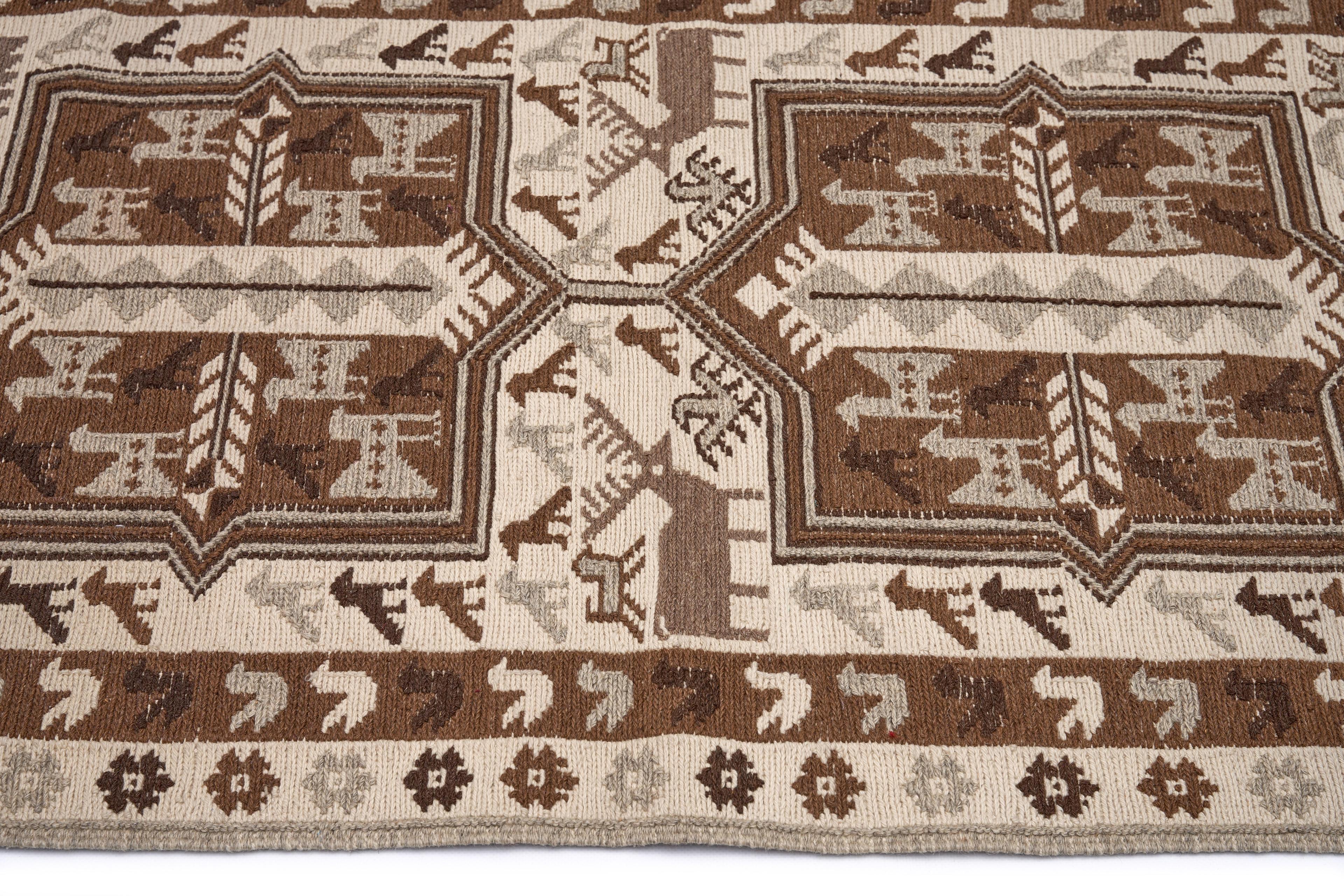 Öğretmenler Halı El Dokuma Çeyrek Sumak Kilim ÖDÇS067