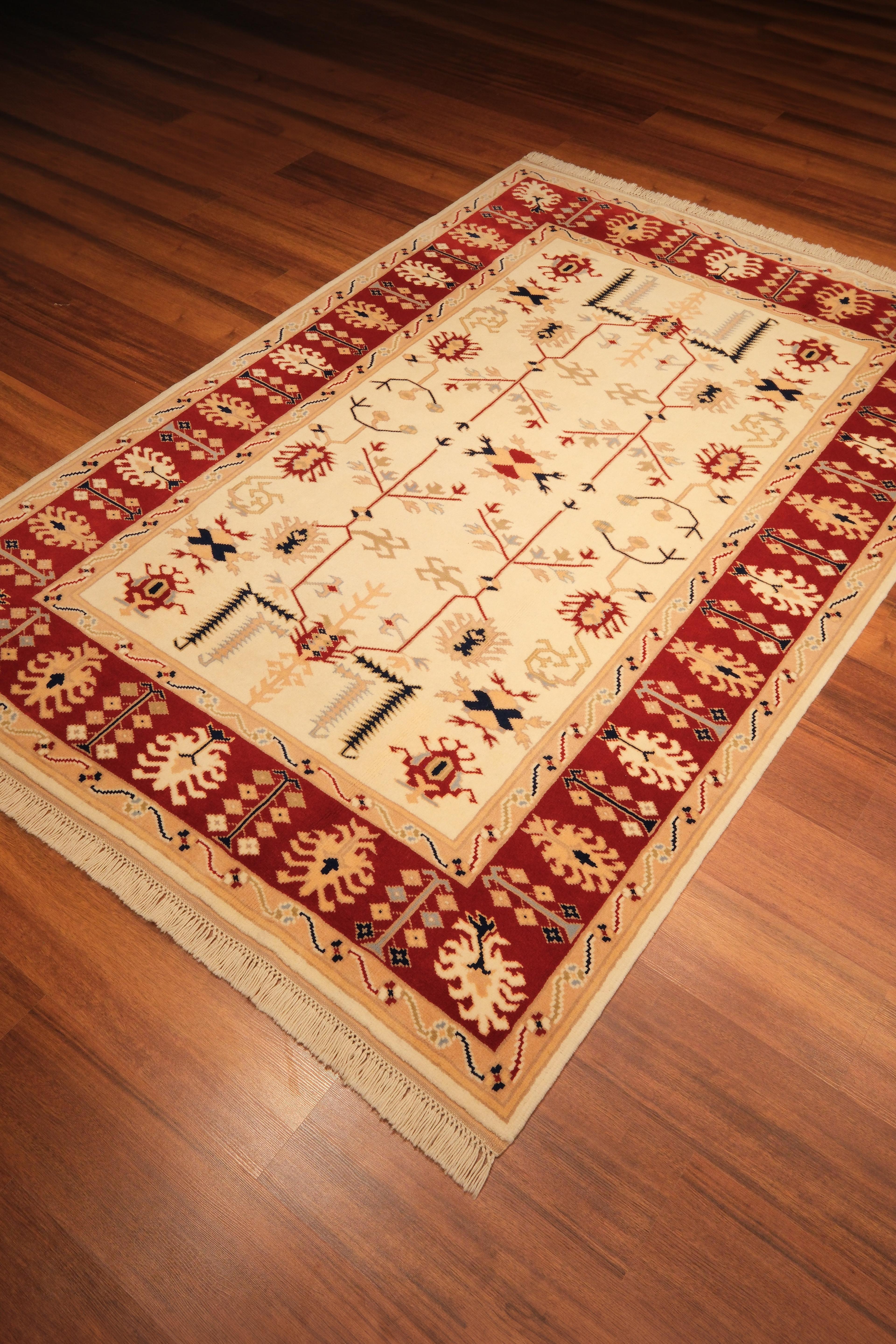 Öğretmenler Carpet Hand Woven Milas Carpet 6402-2