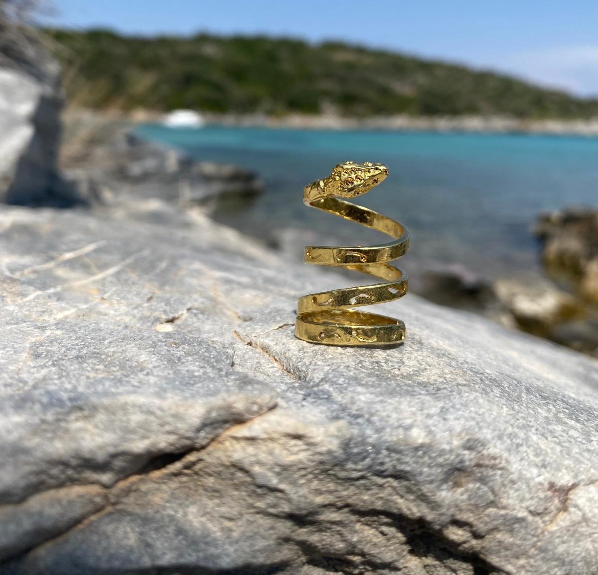 Symona Gold Yüzük Pirinç Üzeri Altın Kaplama