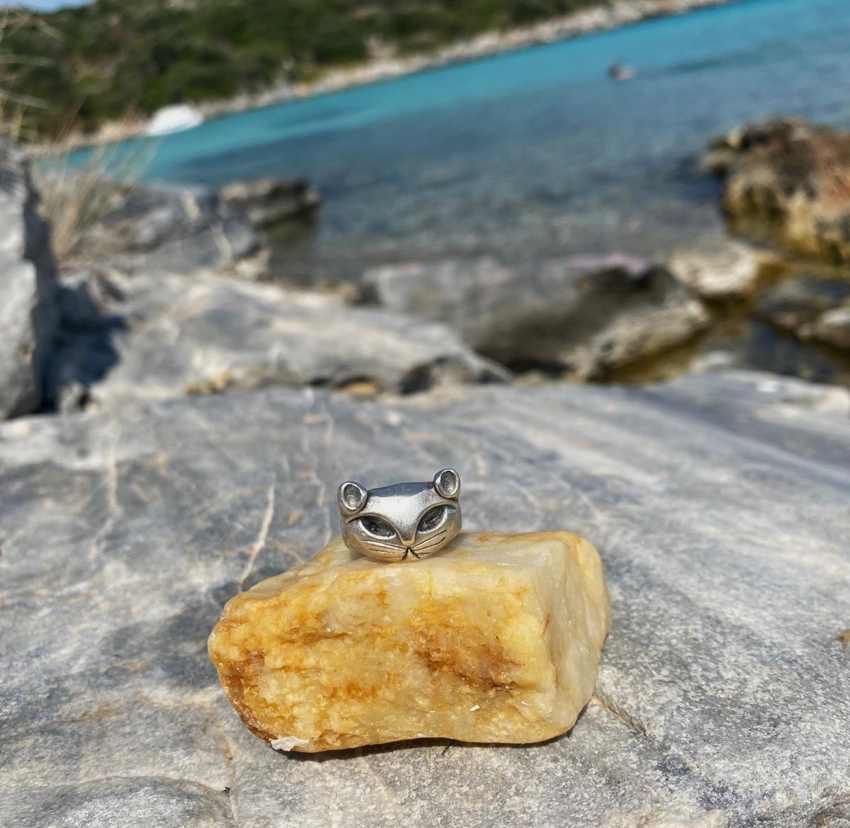 Kiki Silver Yüzük Pirinç Üzeri Gümüş Kaplama
