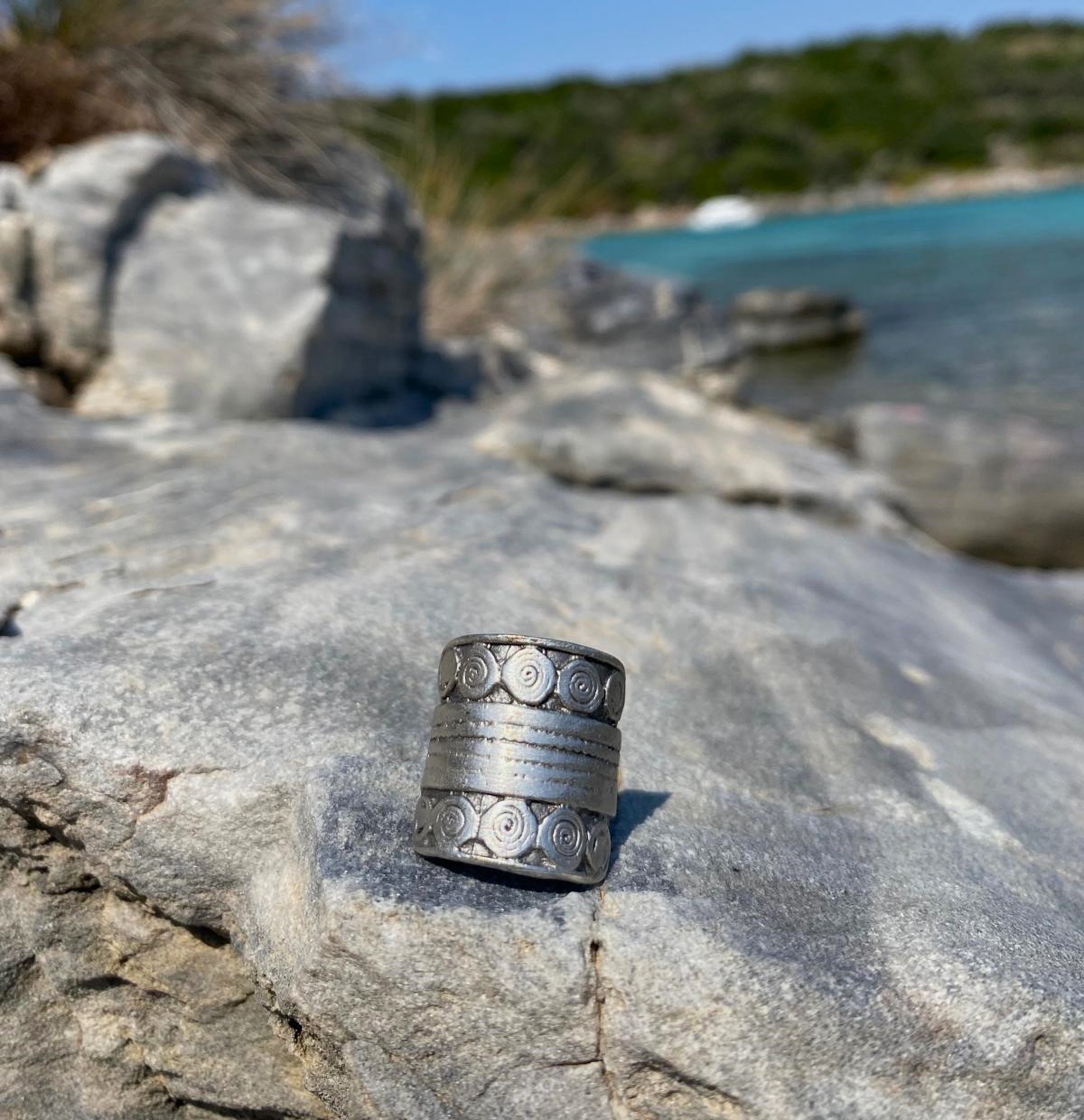Mythos Silver Yüzük Pirinç Üzeri Gümüş Kaplama