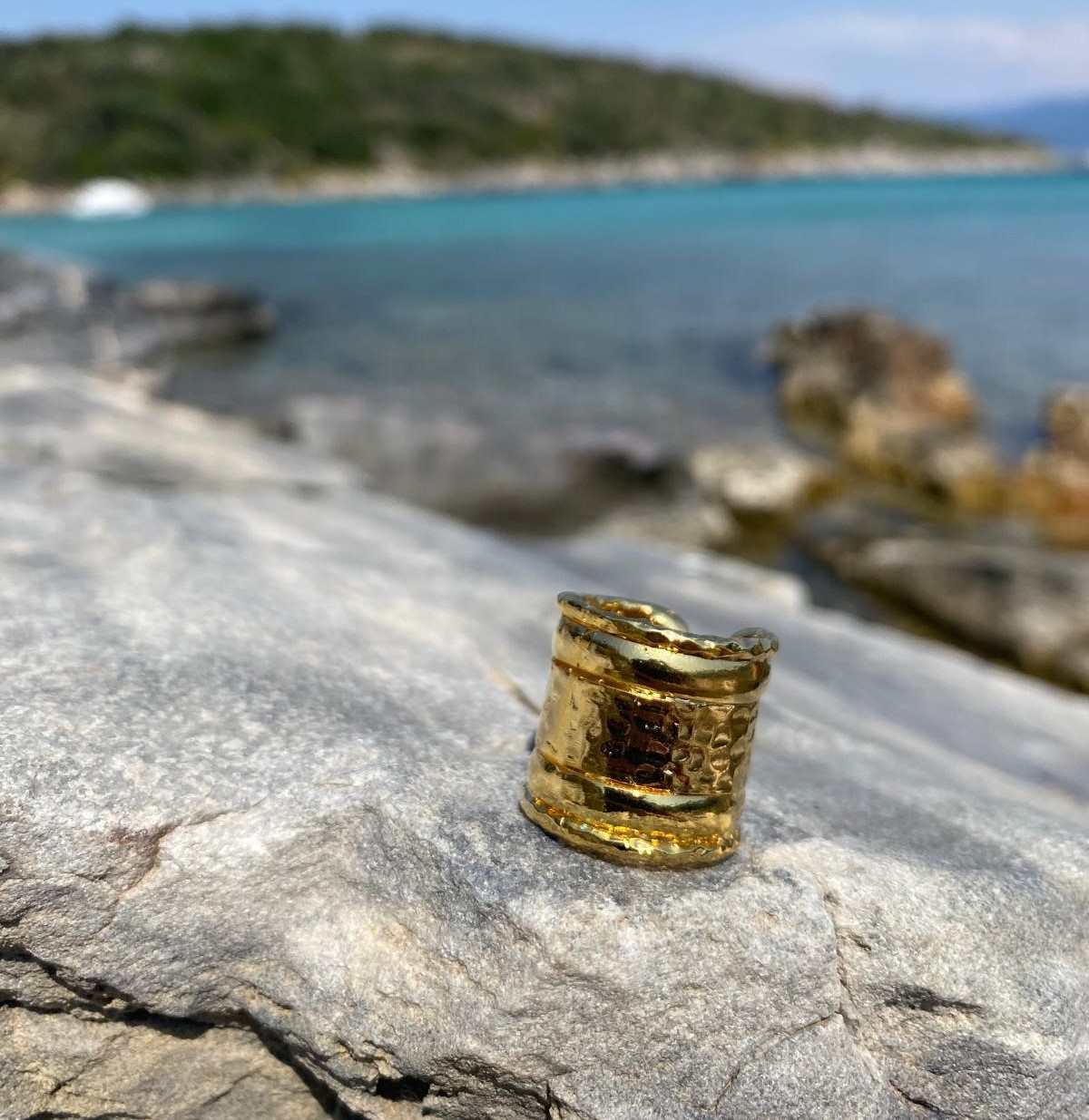 Tiana Gold Yüzük Pirinç Üzeri Altın Kaplama