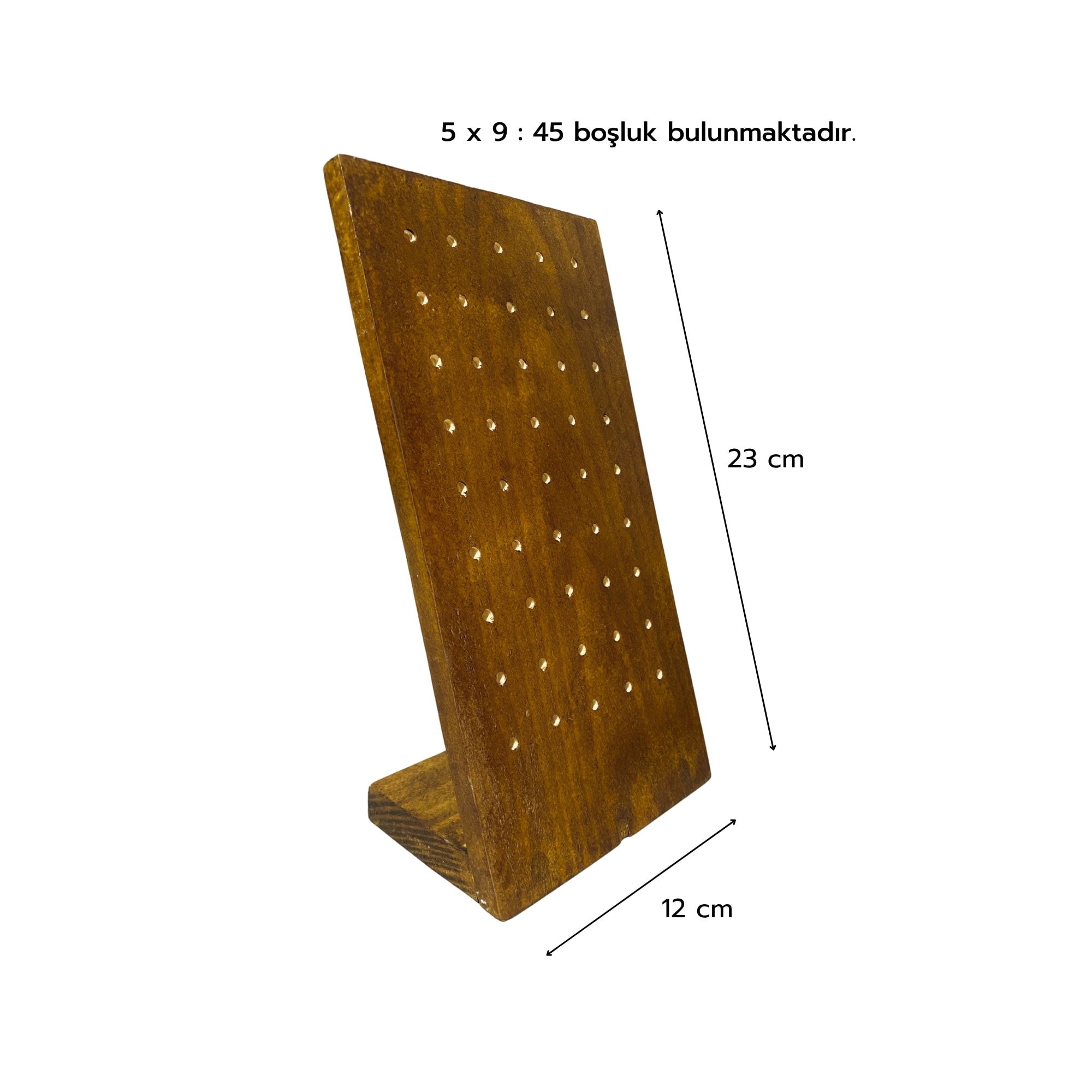 Ahşap Küpe Organizer, Takı Düzenleyici