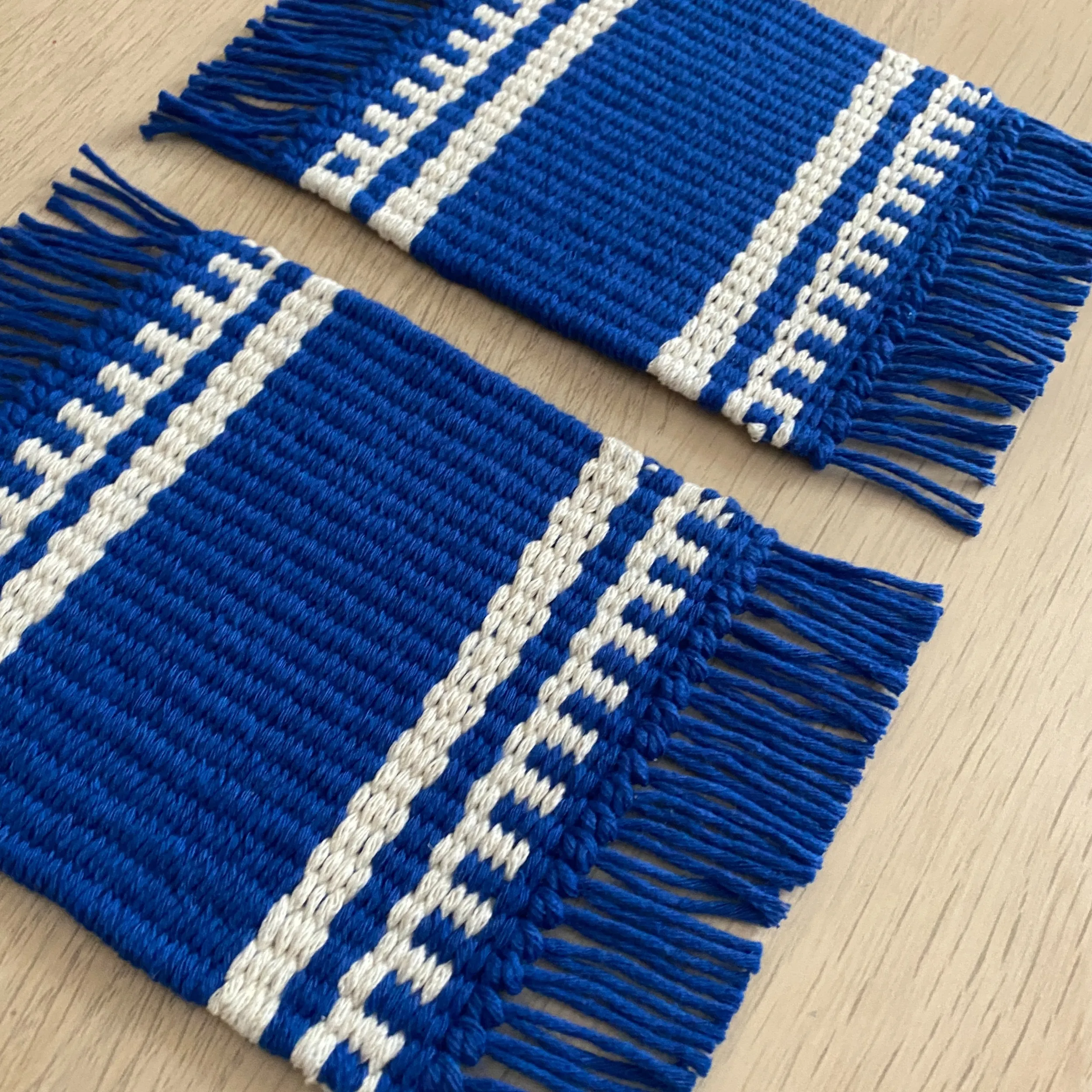 Ekim | El dokuması Bardak Altlığı 2'li