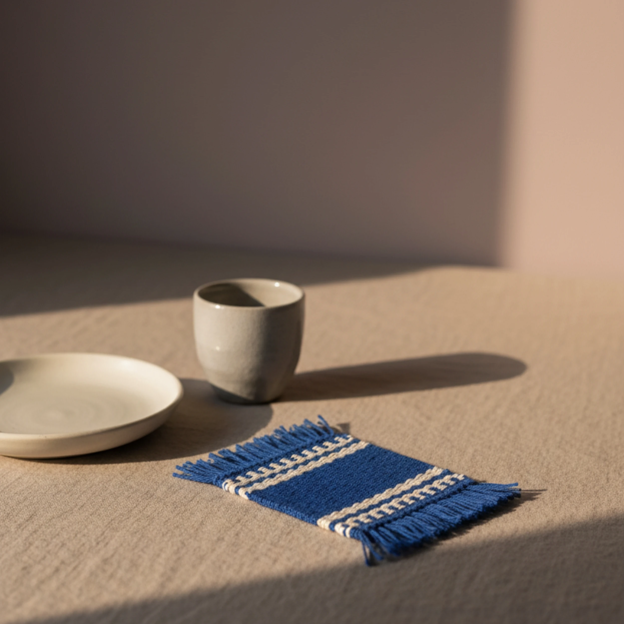 Ekim | El dokuması Bardak Altlığı 2'li