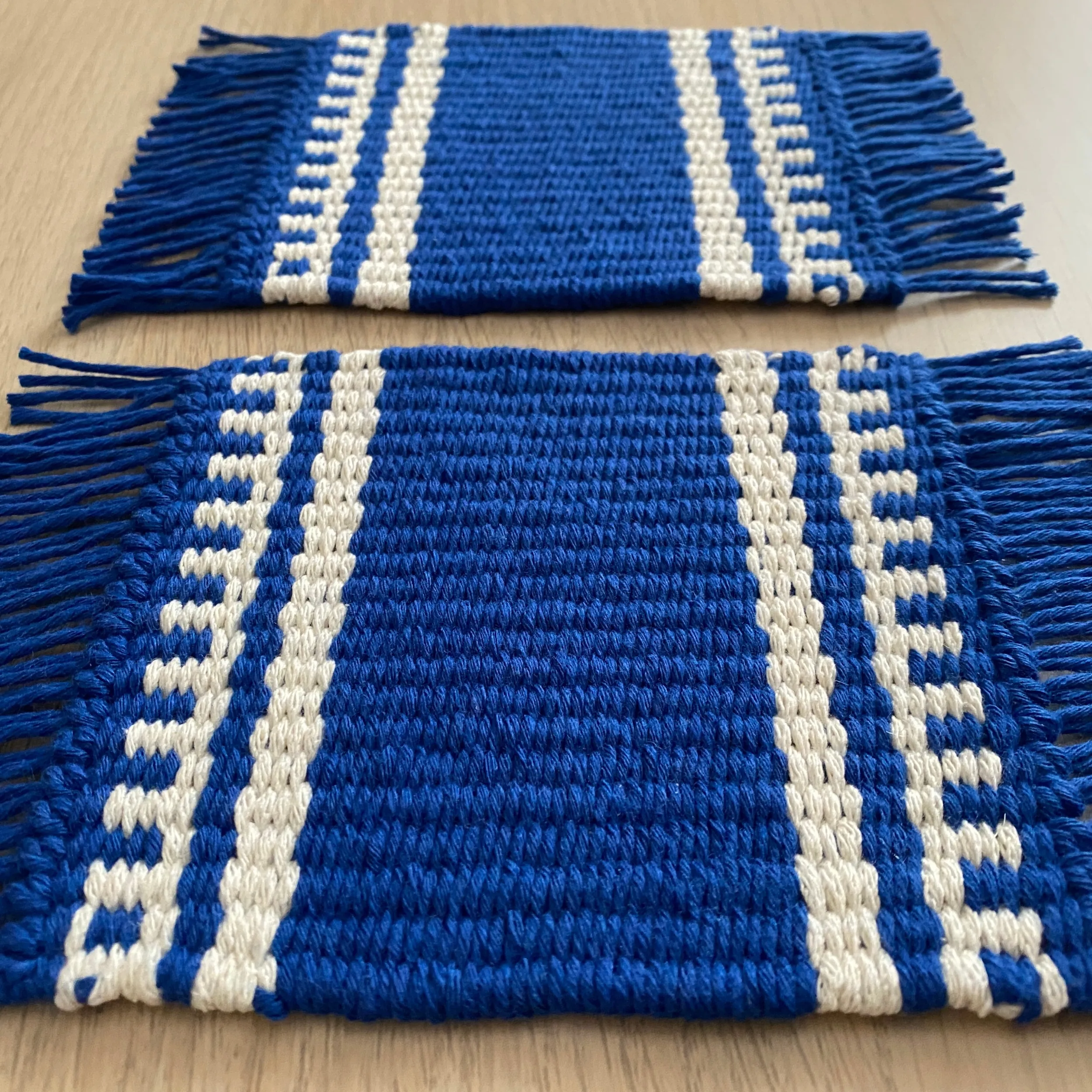 Ekim | El dokuması Bardak Altlığı 2'li