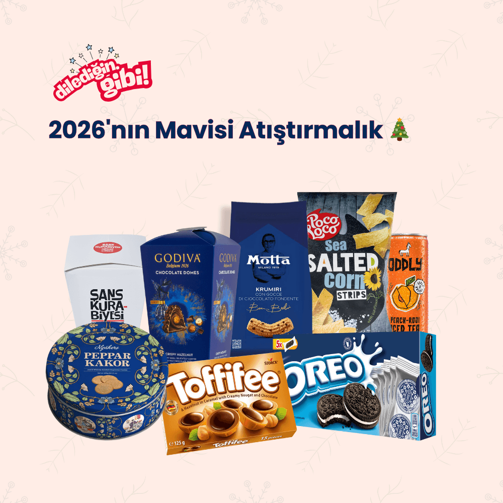 2026'nın Mavisi Atıştırmalık Paketi 🎄