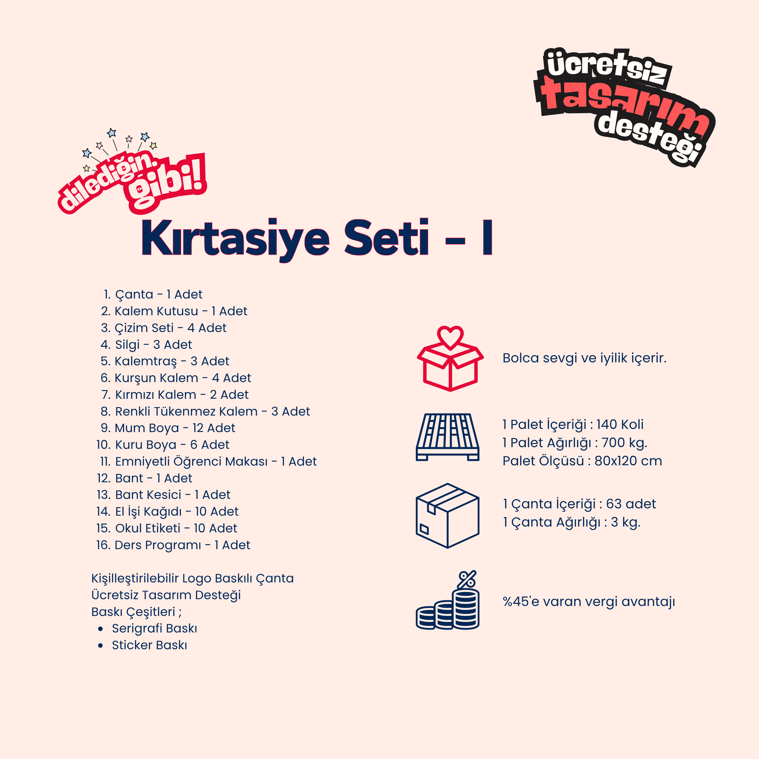 Kırtasiye Seti - I