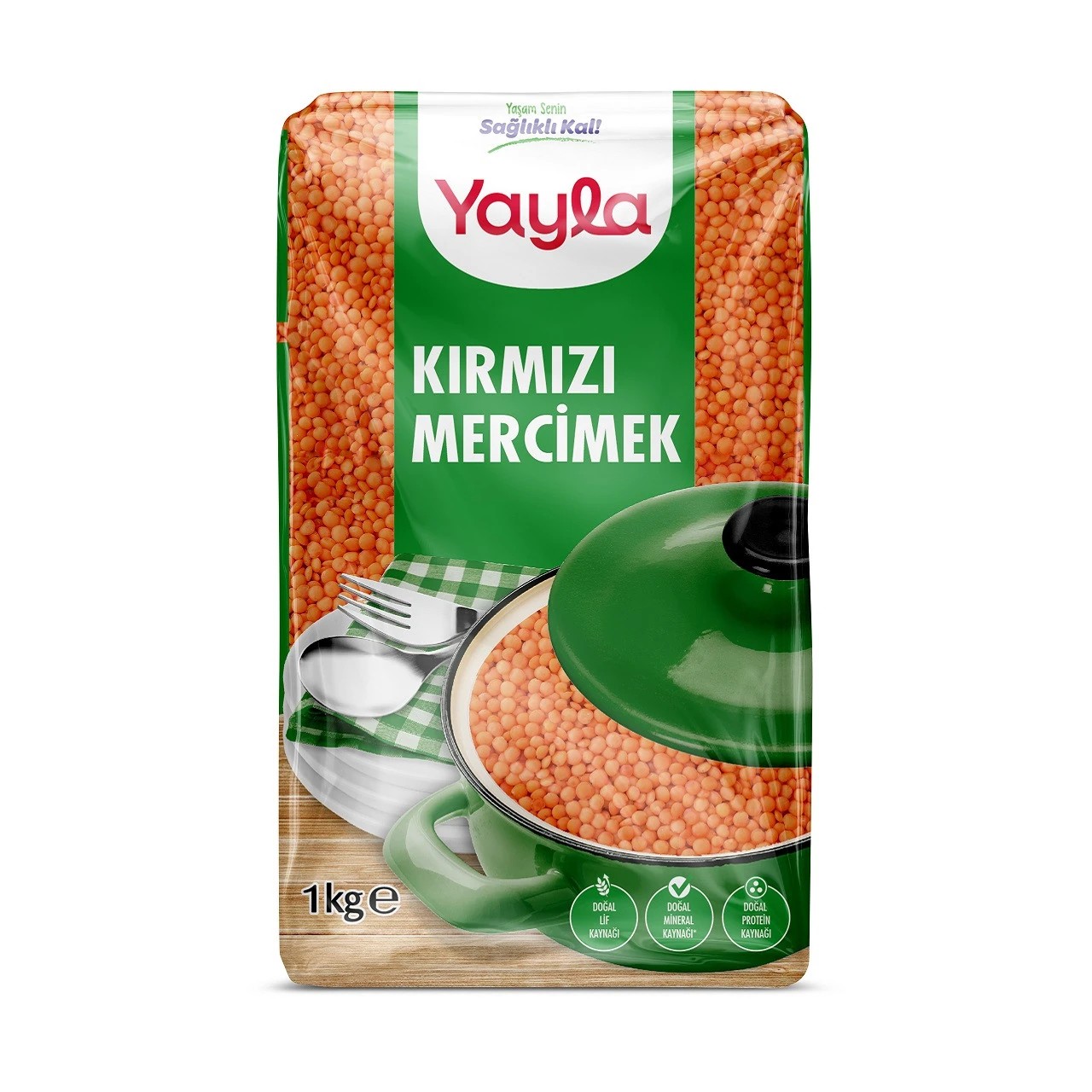 Yayla Kırmızı Mercimek 1 kg.