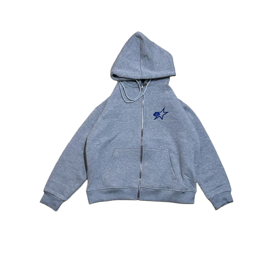 WANHELL - Gri Zip Up