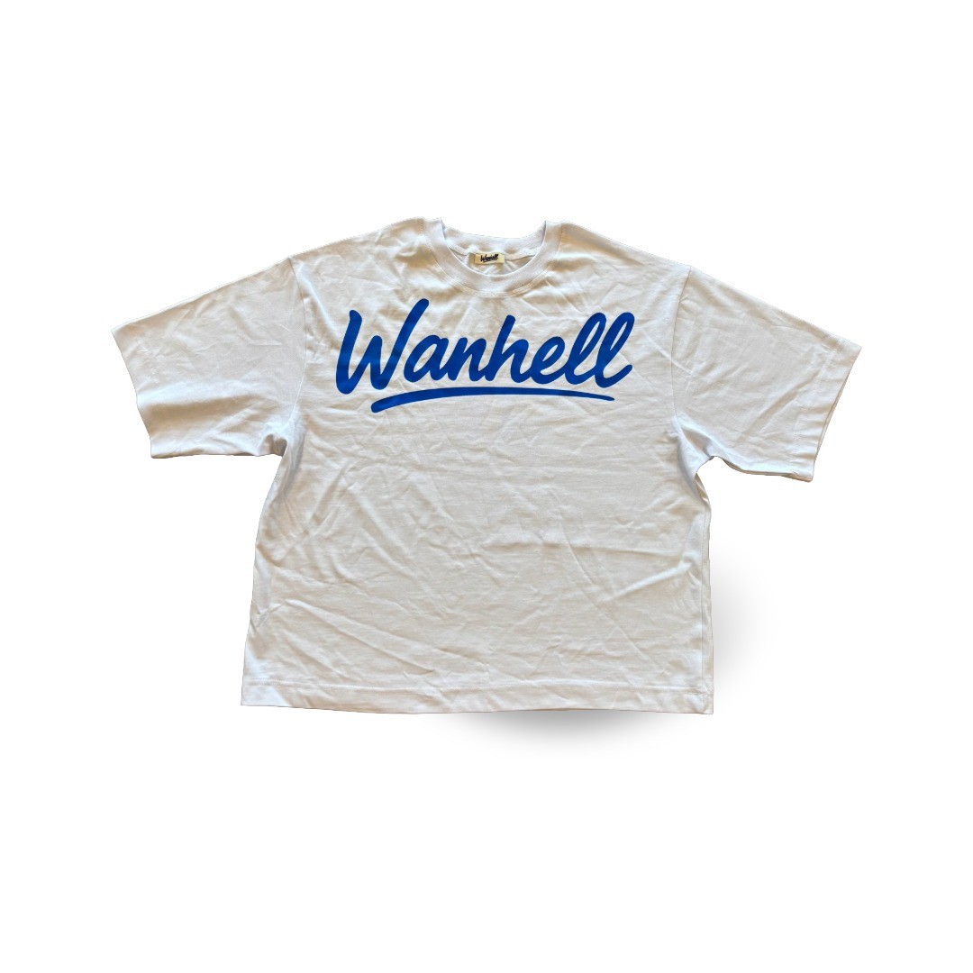 WANHELL - BOXY FIT T-SHIRT - BEYAZ