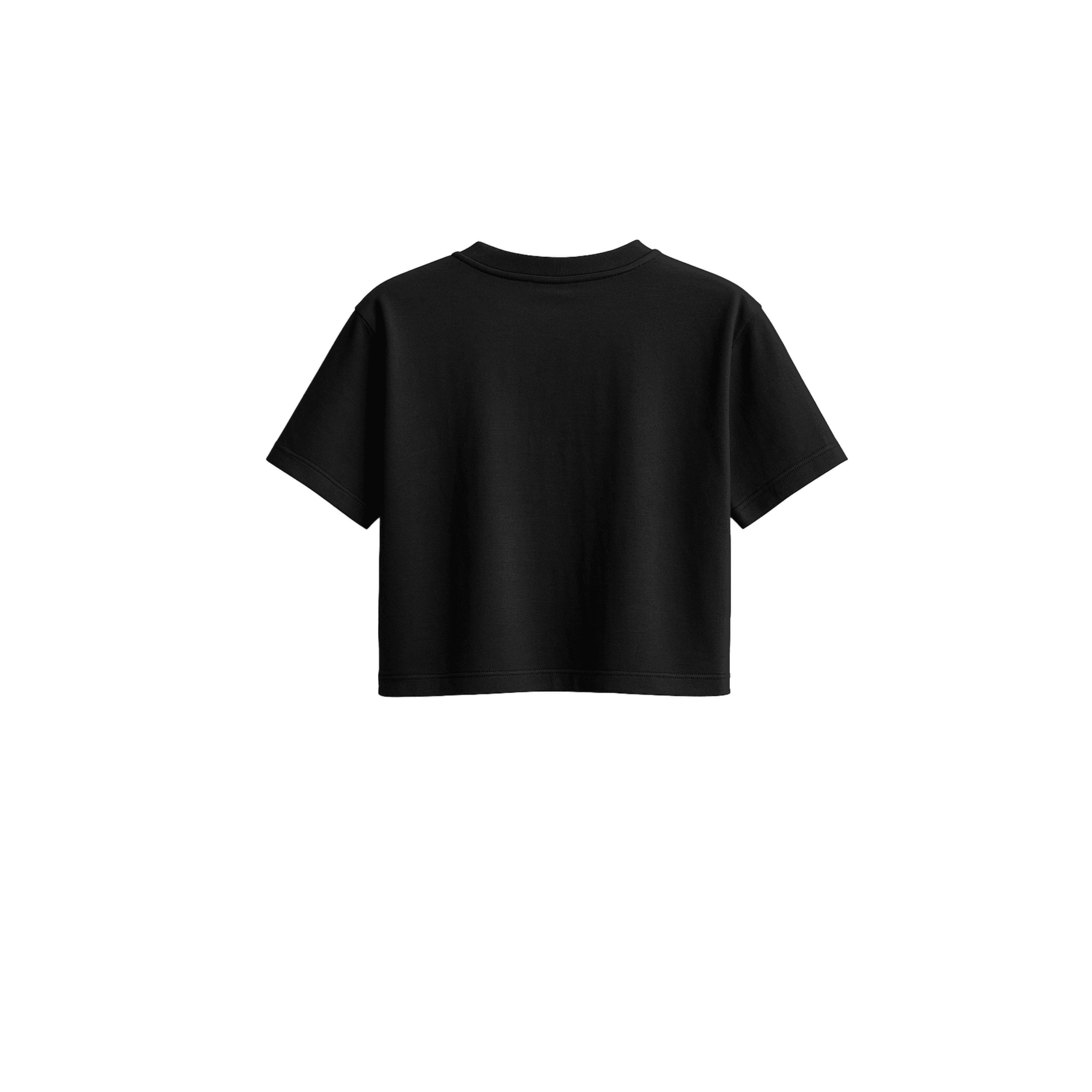 QUASAR - BOXY CROP - SİYAH