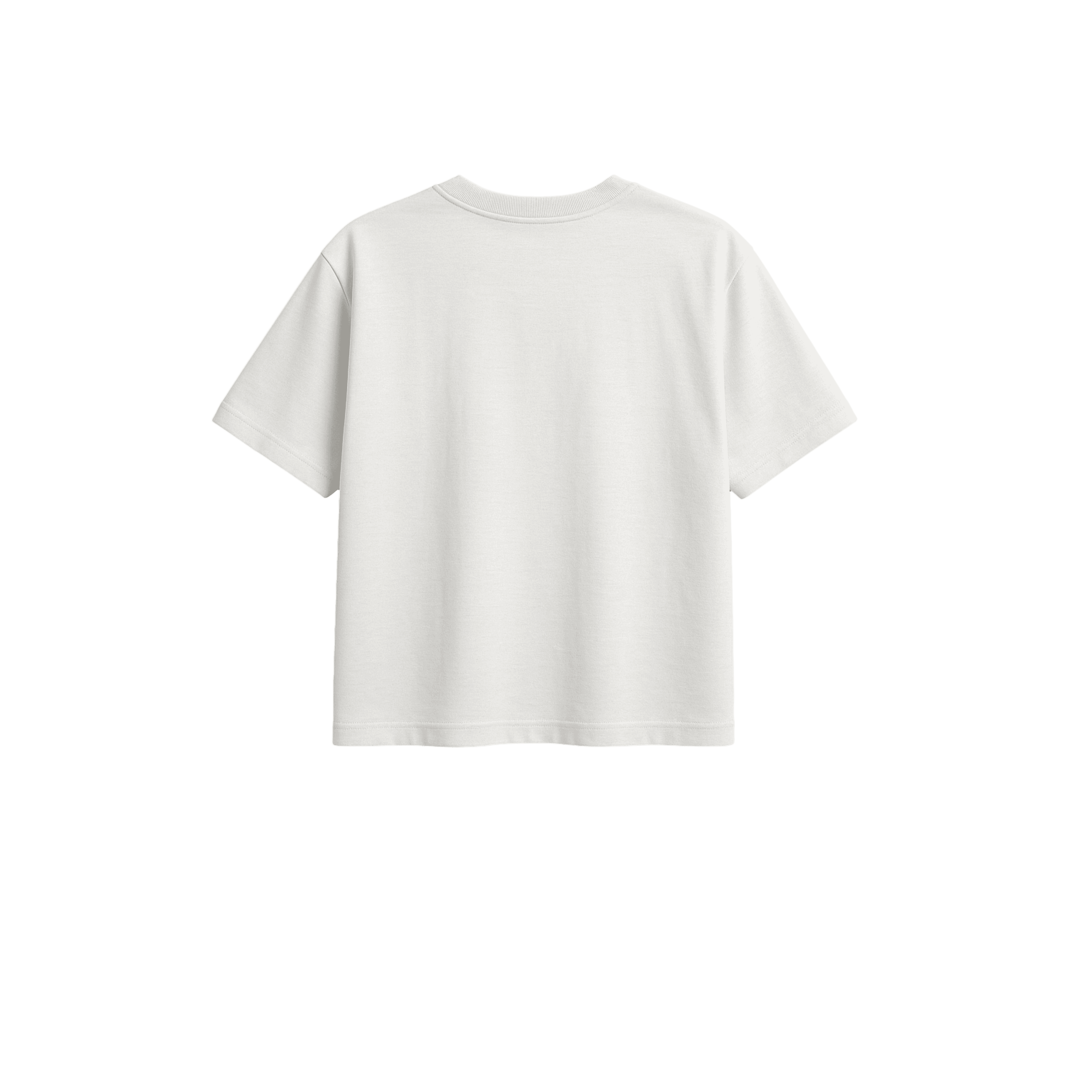 REBELS - BOXY FIT T-SHIRT - BEYAZ