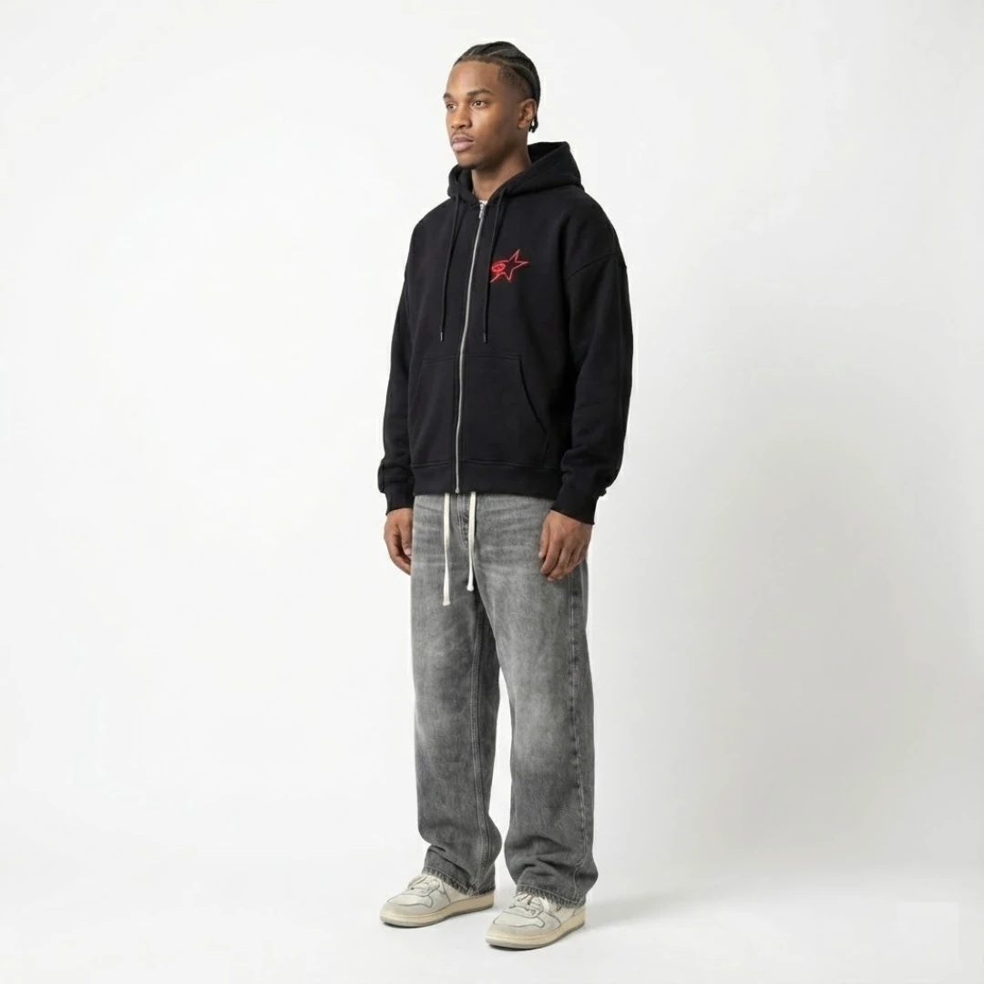 WANHELL - Siyah Zip Up