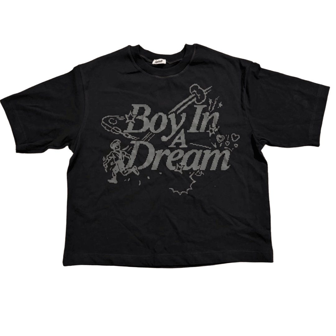 DREAM - BOXY FIT T-SHIRT - SİYAH