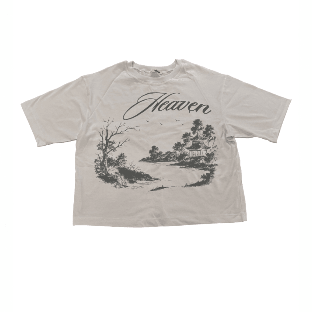 HEAVEN T-SHIRT - BEYAZ