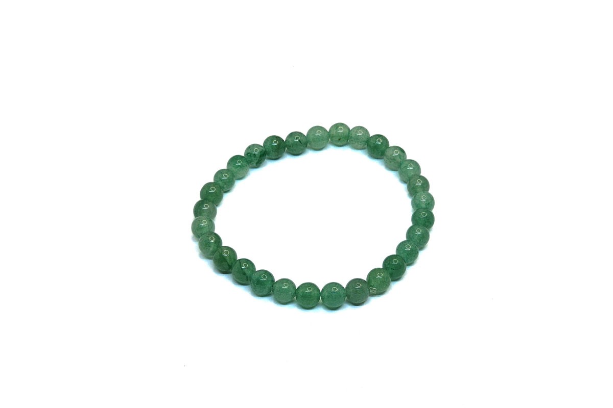 D&M Doğaltaş - Yeşil Aventurin (Green Aventurine) Doğal Taş Bileklik | 4A+ Kalite | 8mm