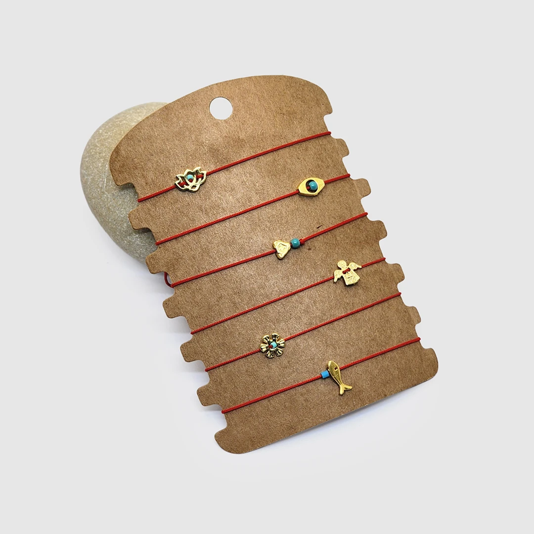 Minimal Takı - Kırmızı İpli Bileklikler