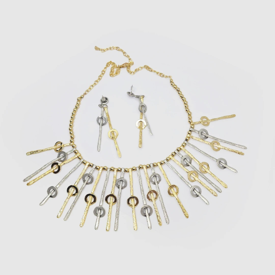 Minimal Takı - Kleopatra Kolye ve Küpe Seti