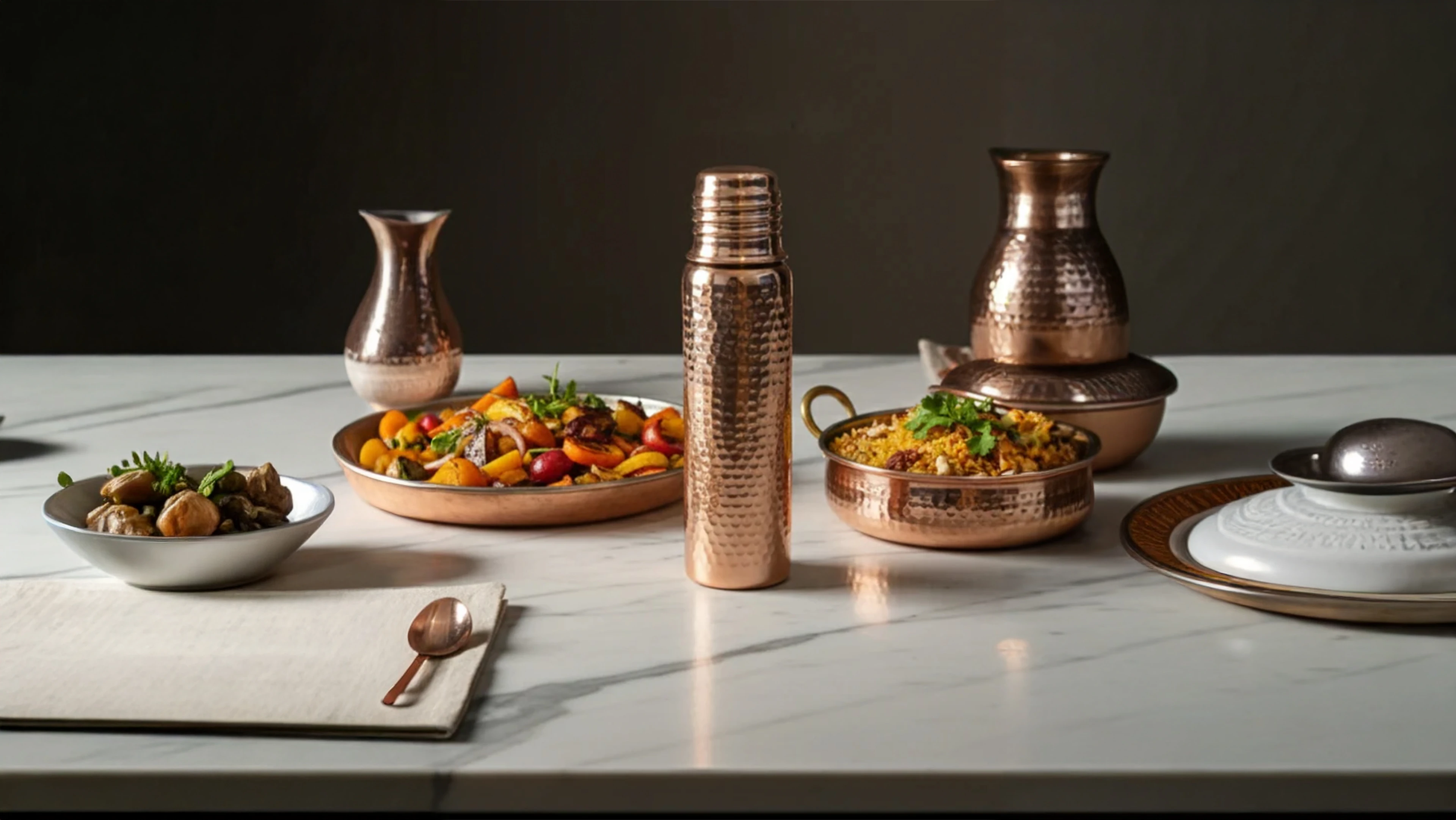 Bakırhan - %100 Doğal ve El Yapımı Antep Bakırı Termos | (Ön Sipariş ile Üretilir)