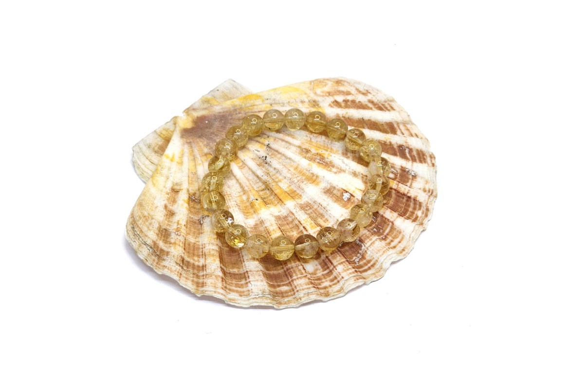 D&M Doğaltaş - Sitrin (Citrine) Doğaltaş Bileklik | 5A+ Kalite