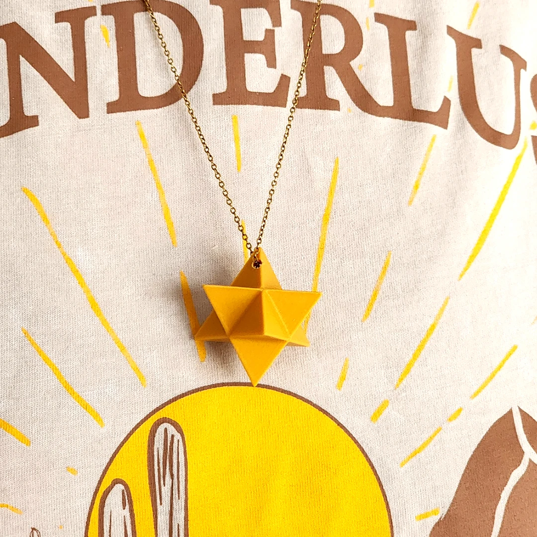 Spirithinks. - Merkaba Objeler | Spiritüel Yolculuğun Işık Aracı | Masaüstü Stand, Anahtarlık ve Kolye Ucu