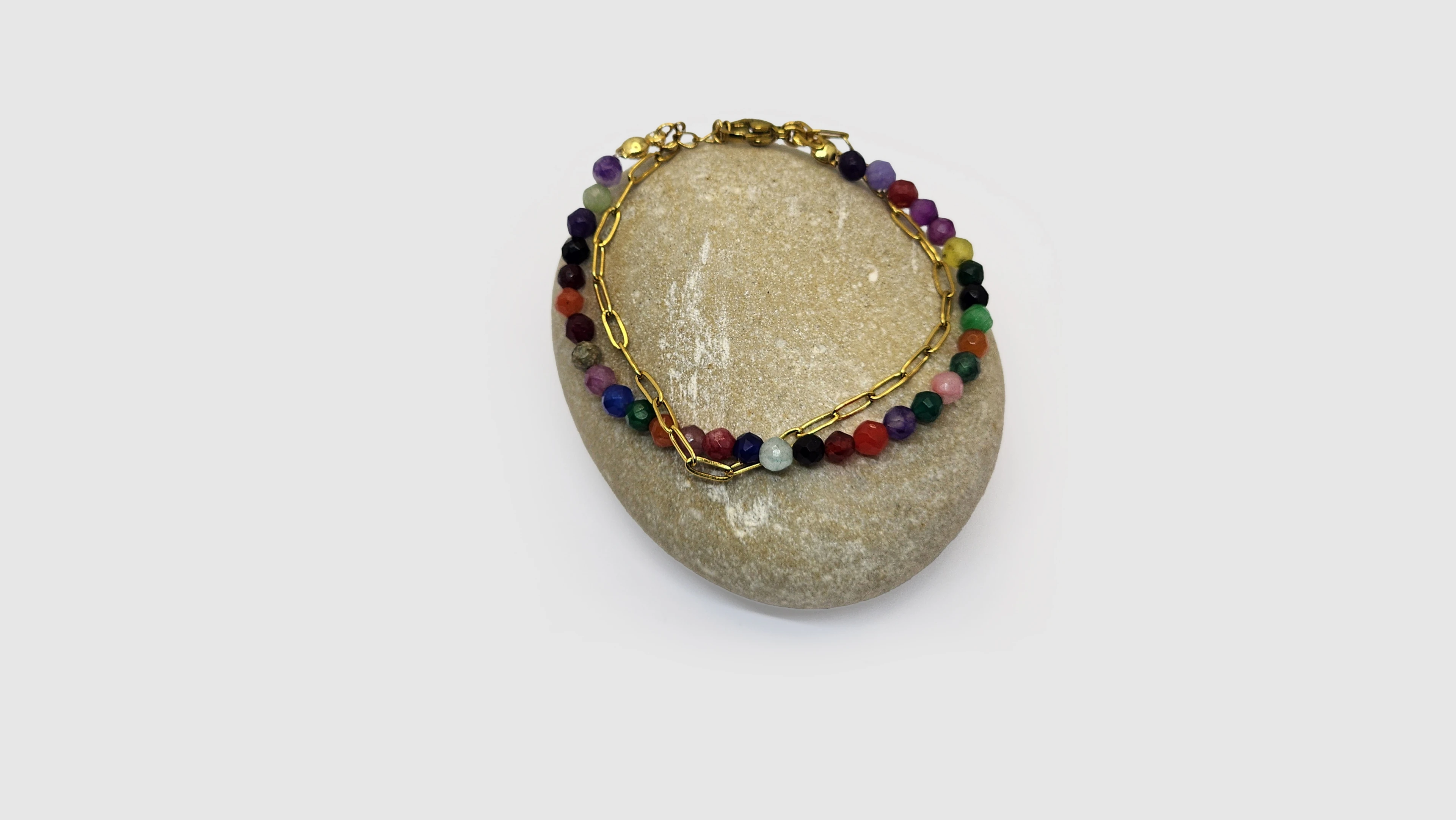 Minimal Takı - Doğaltaş Bileklikler | Zincirli