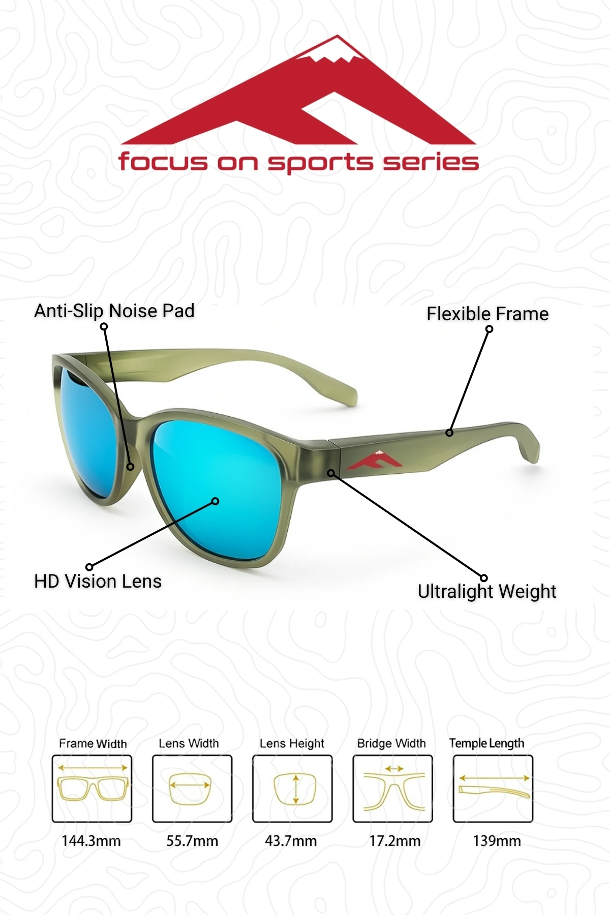 Fuji Sport Series Unisex Polarize Güneş Gözlüğü