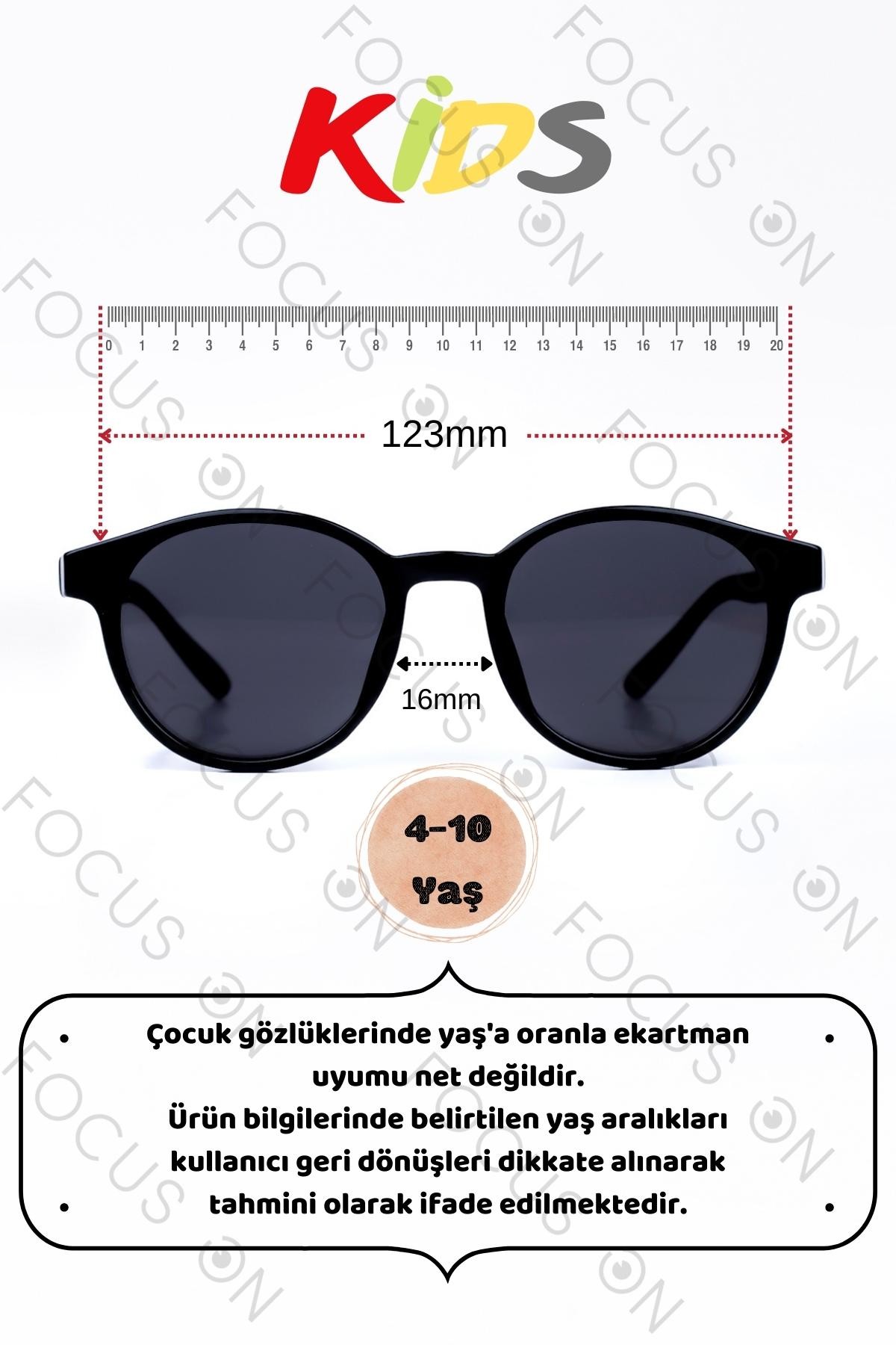 2-8 Yaş Çocuk Güneş Gözlüğü | Esnek Hafif Dayanıklı | Polarize %100UV 