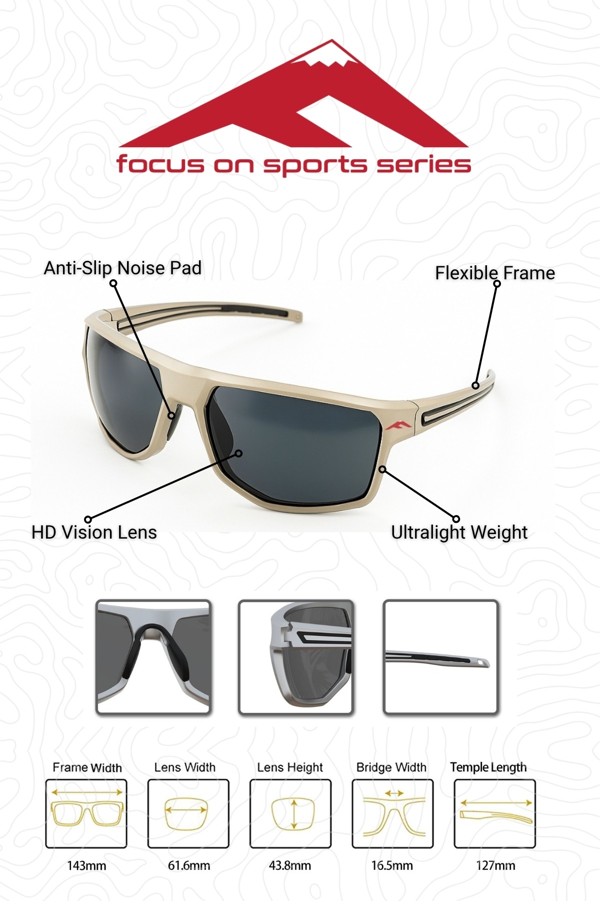 Denali Sport Series Unisex Güneş Gözlüğü