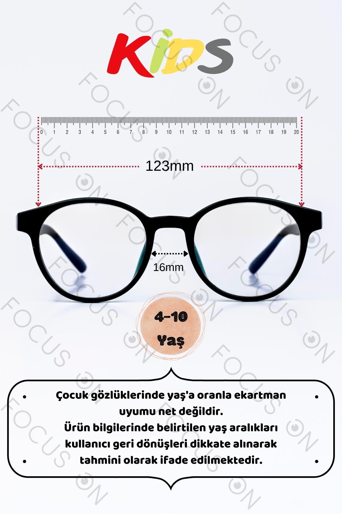 4-10 Yaş Mavi Işık Filtreli Çocuk Ekran Gözlüğü