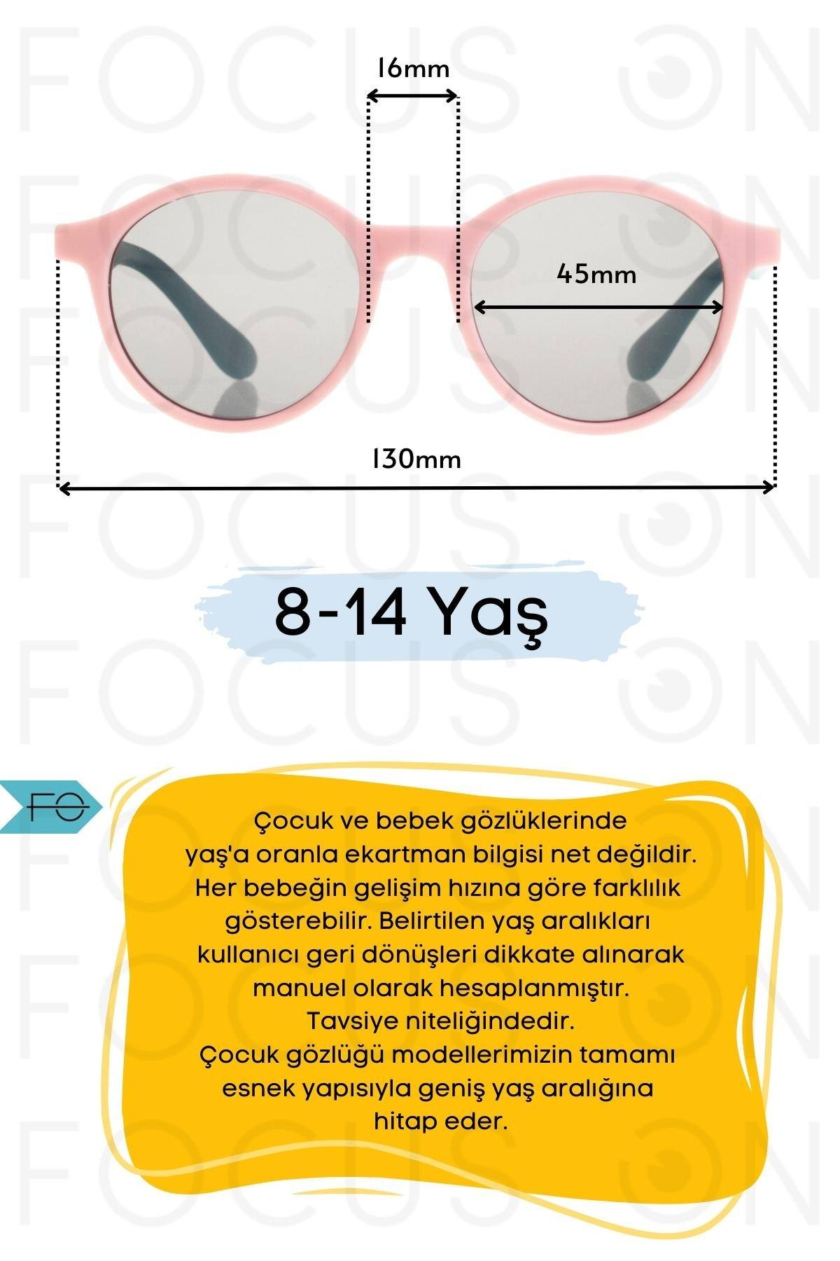 Polarize Çocuk Güneş Gözlüğü | 6-12 Yaş | Hafif Esnek