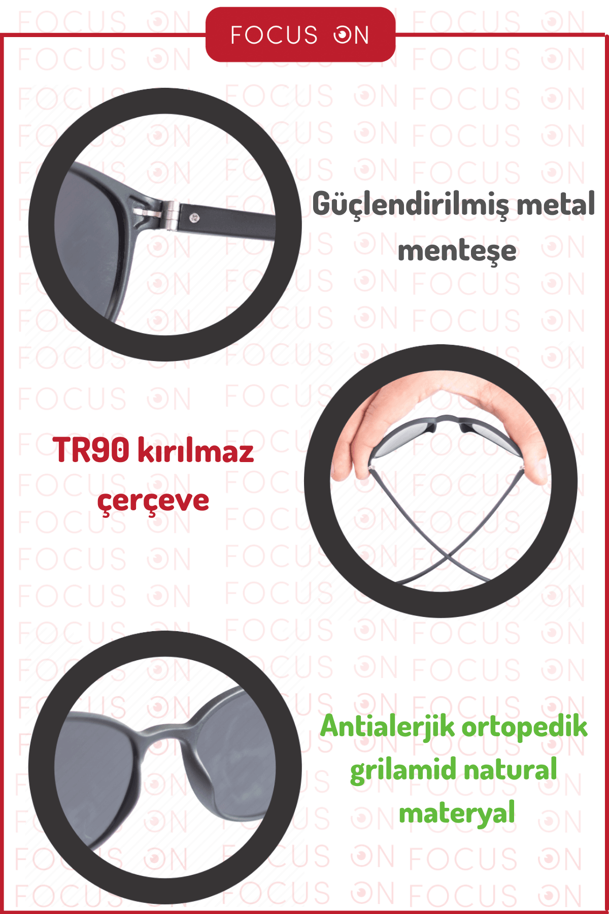 Focus On Kristal Deg Güneş Gözlüğü