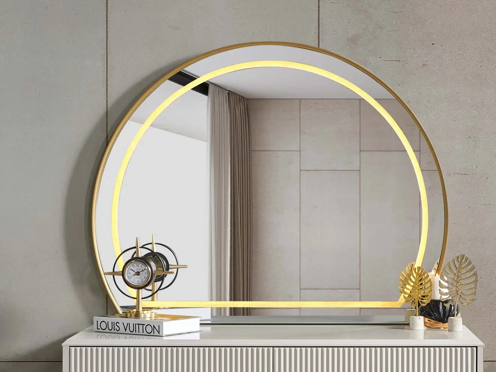 Gold Line Şifonyer Ayna