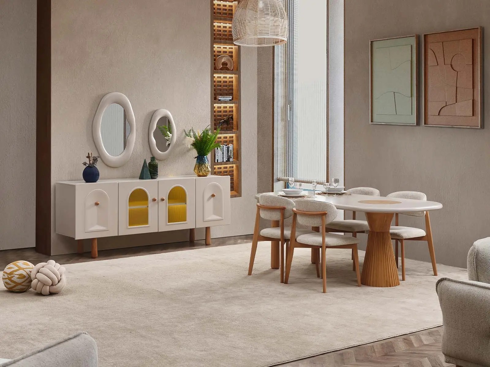 Prenses Yemek Odası Takımı image