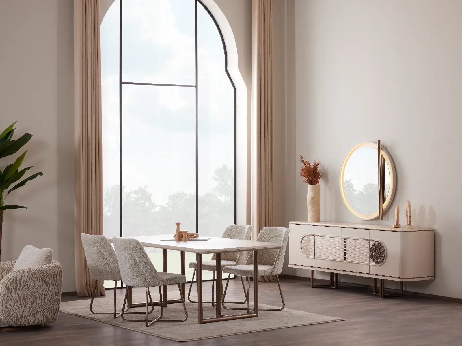 Loft Yemek Odası Takımı 